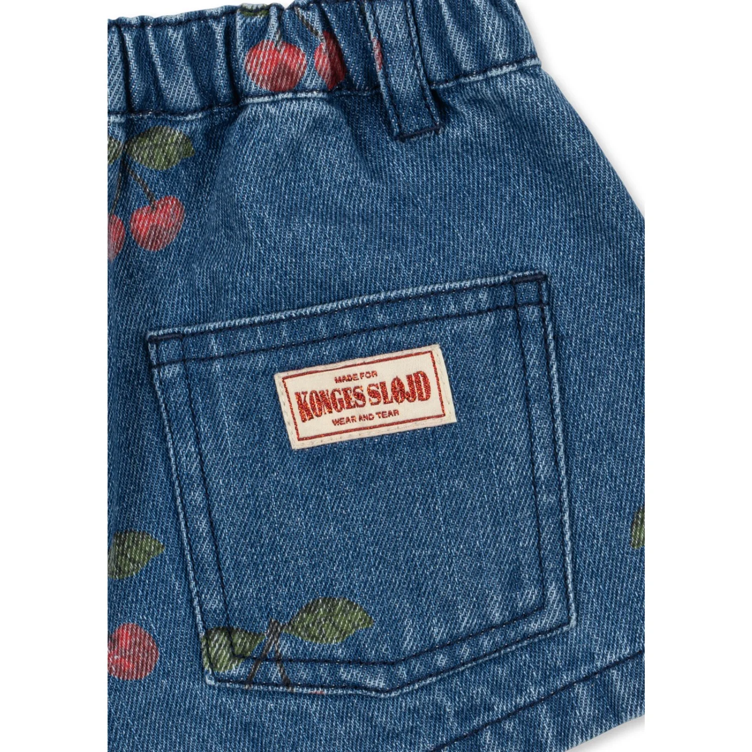 Konges Sløjd Ma Grande Cerise Denim Magot Printed Skirt Gots - Image 6