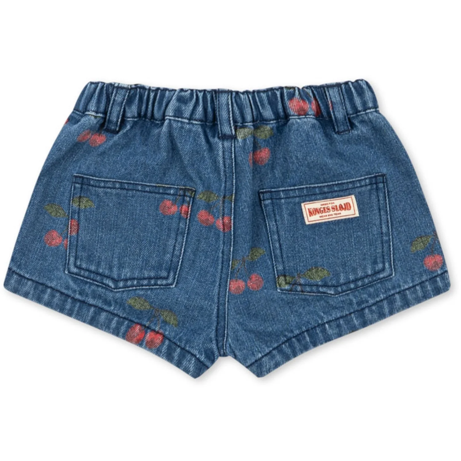 Konges Sløjd Ma Grande Cerise Denim Magot Shorts Gots - Image 5