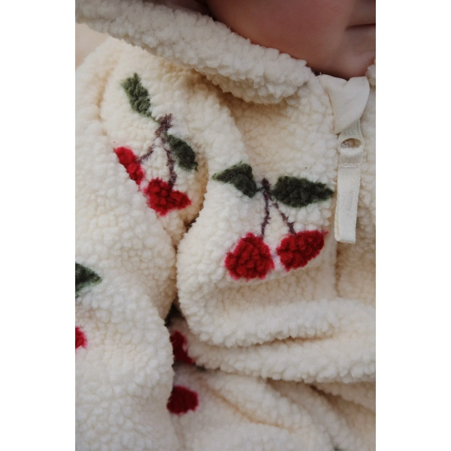 Konges Sløjd Ma Grande Cerise Jody Teddy Onesie Grs - Image 3