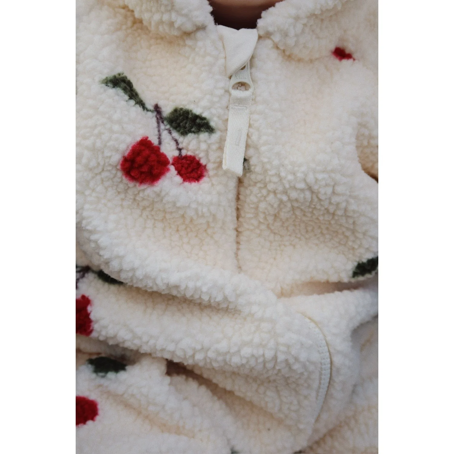 Konges Sløjd Ma Grande Cerise Jody Teddy Onesie Grs - Image 5