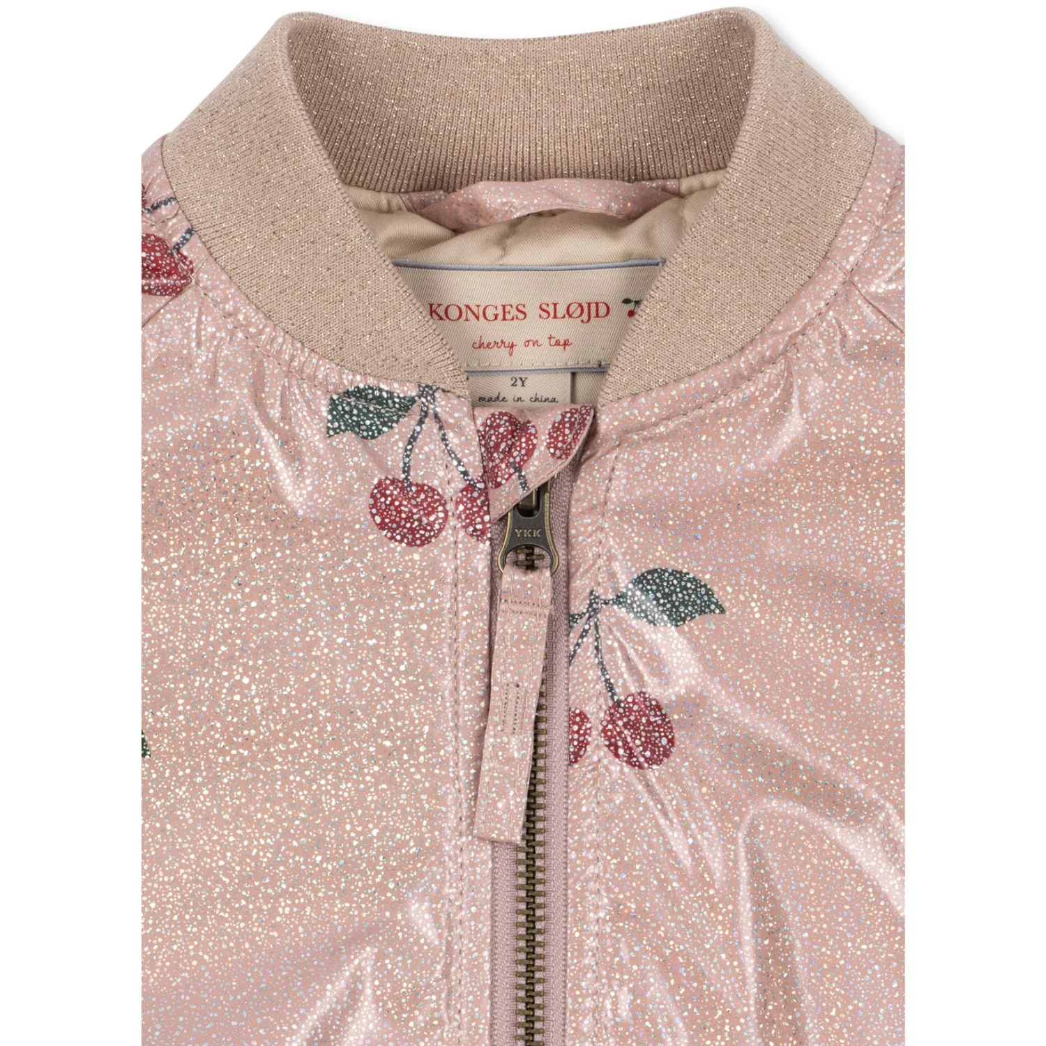 Konges Sløjd Ma Grande Cerise Juno Sparkle Bomber Jacket - Image 2