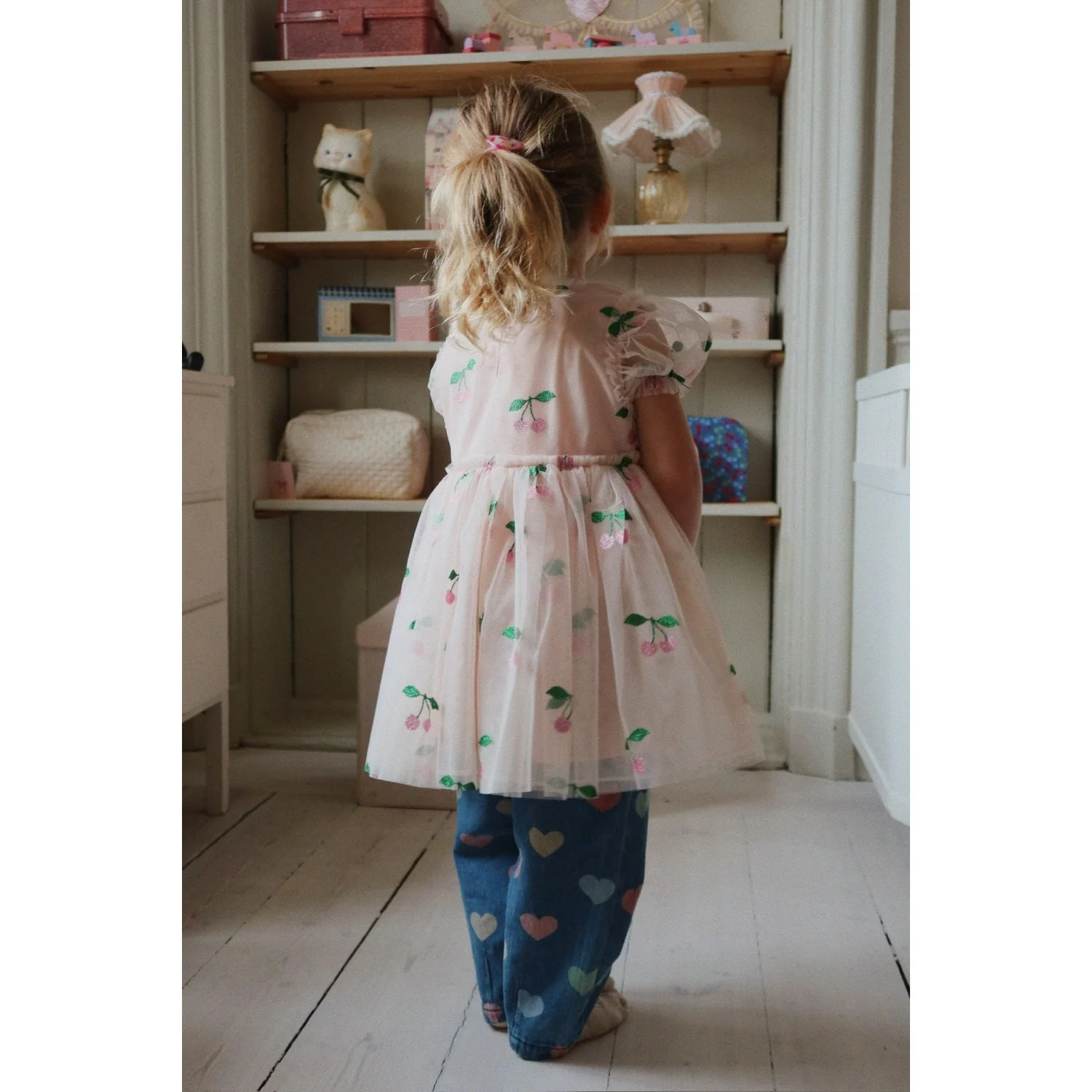 Konges Sløjd Ma Grande Cerise Pink Glitter Tullie Dress - Image 2