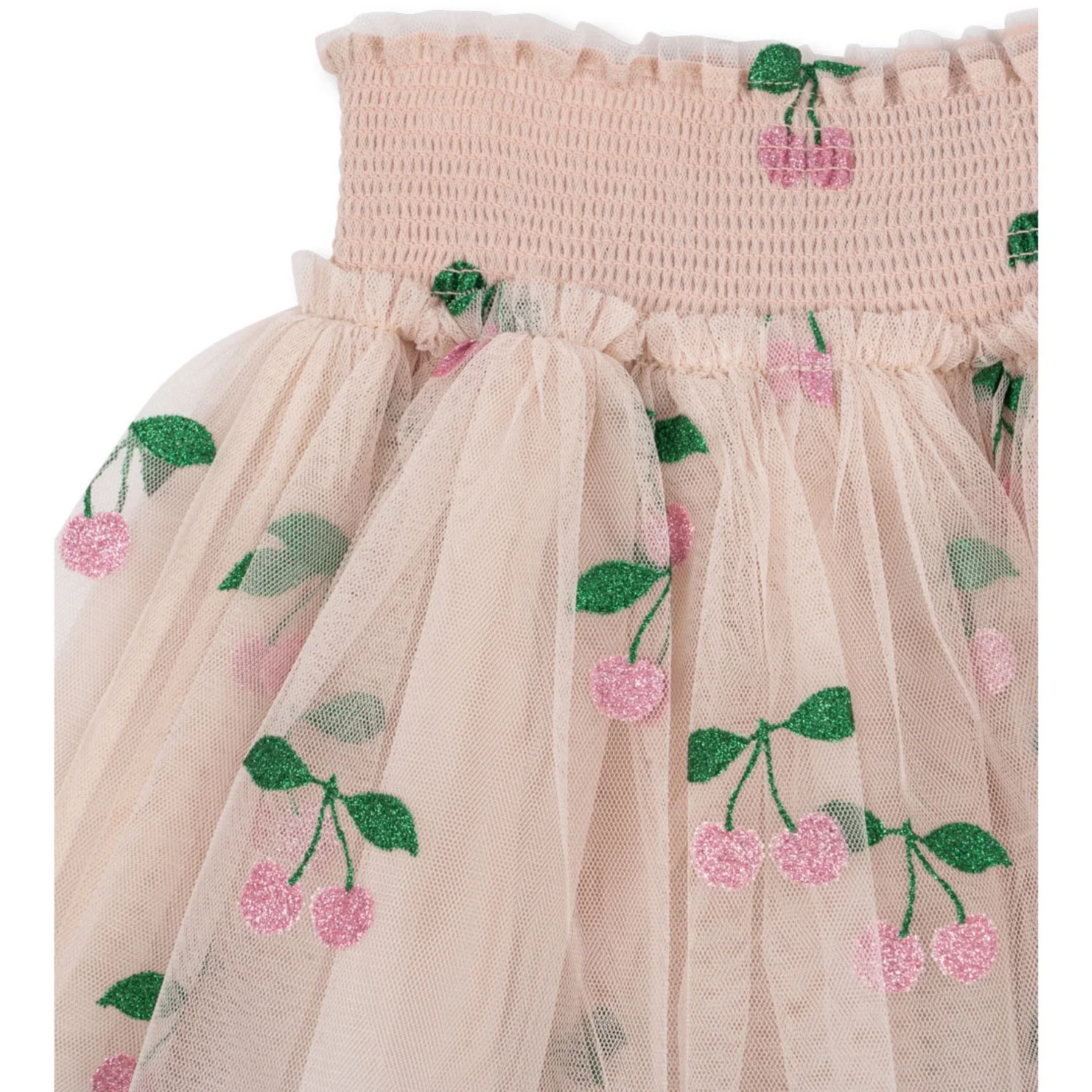 Konges Sløjd Ma Grande Cerise Pink Glitter Tullie Smock Skirt - Image 4