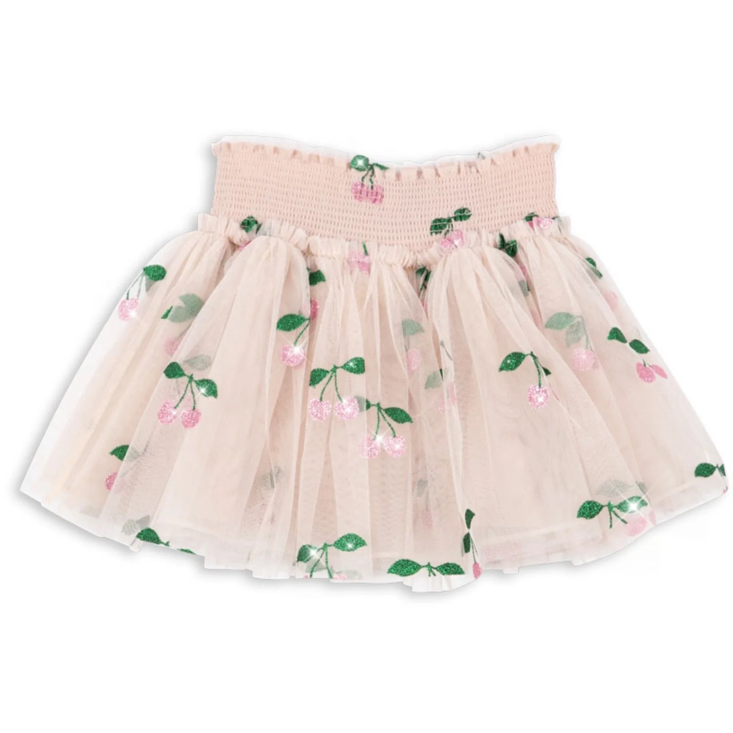 Konges Sløjd Ma Grande Cerise Pink Glitter Tullie Smock Skirt - Image 5