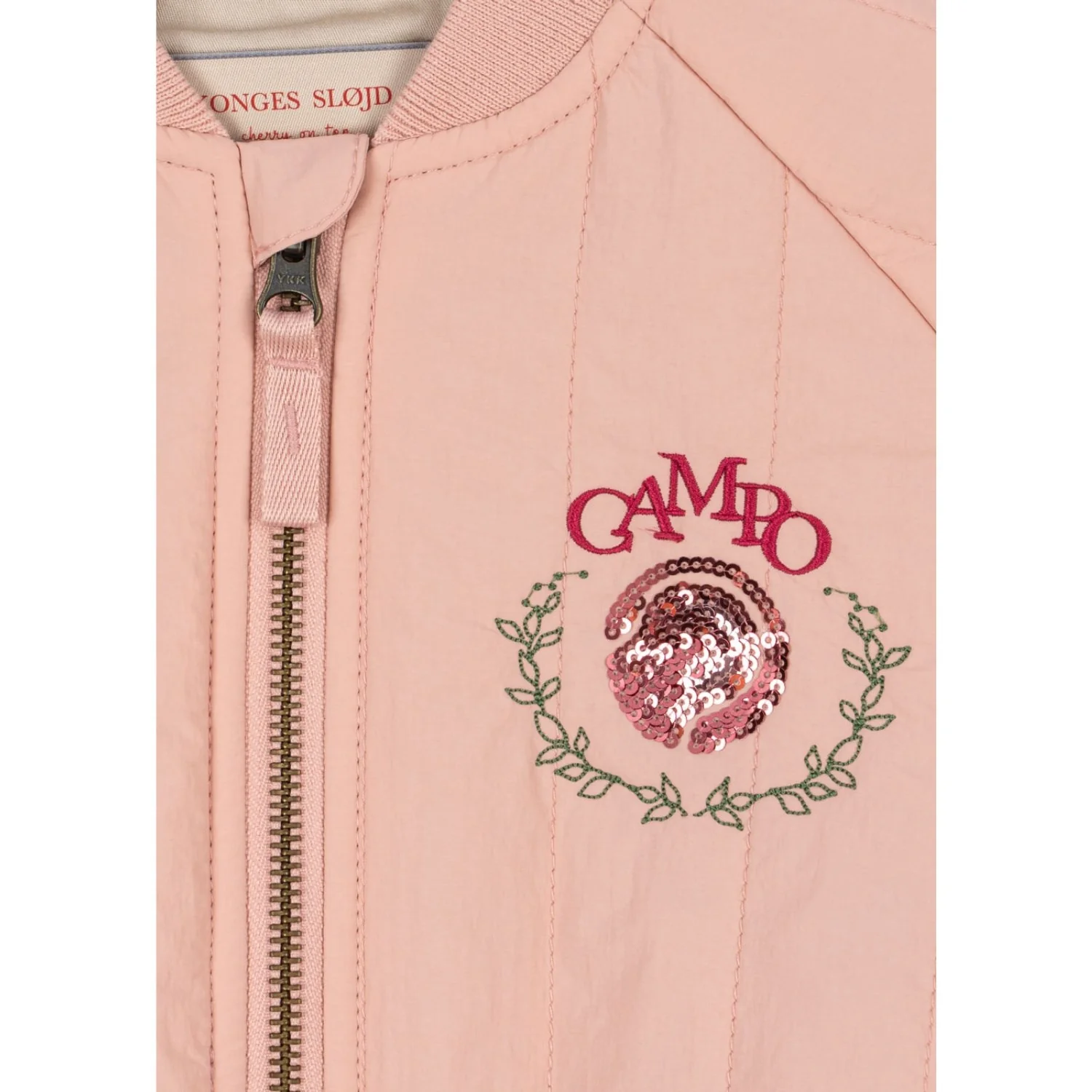 Konges Sløjd Mellow Rose Juno Sequin Bomber Jacket - Image 3