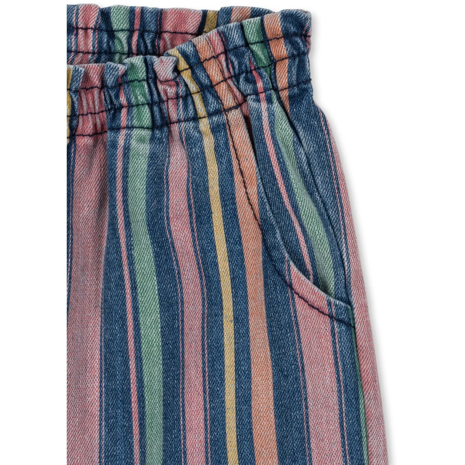 Konges Sløjd Miami Stripe Magot Frill Pants Gots - Image 3