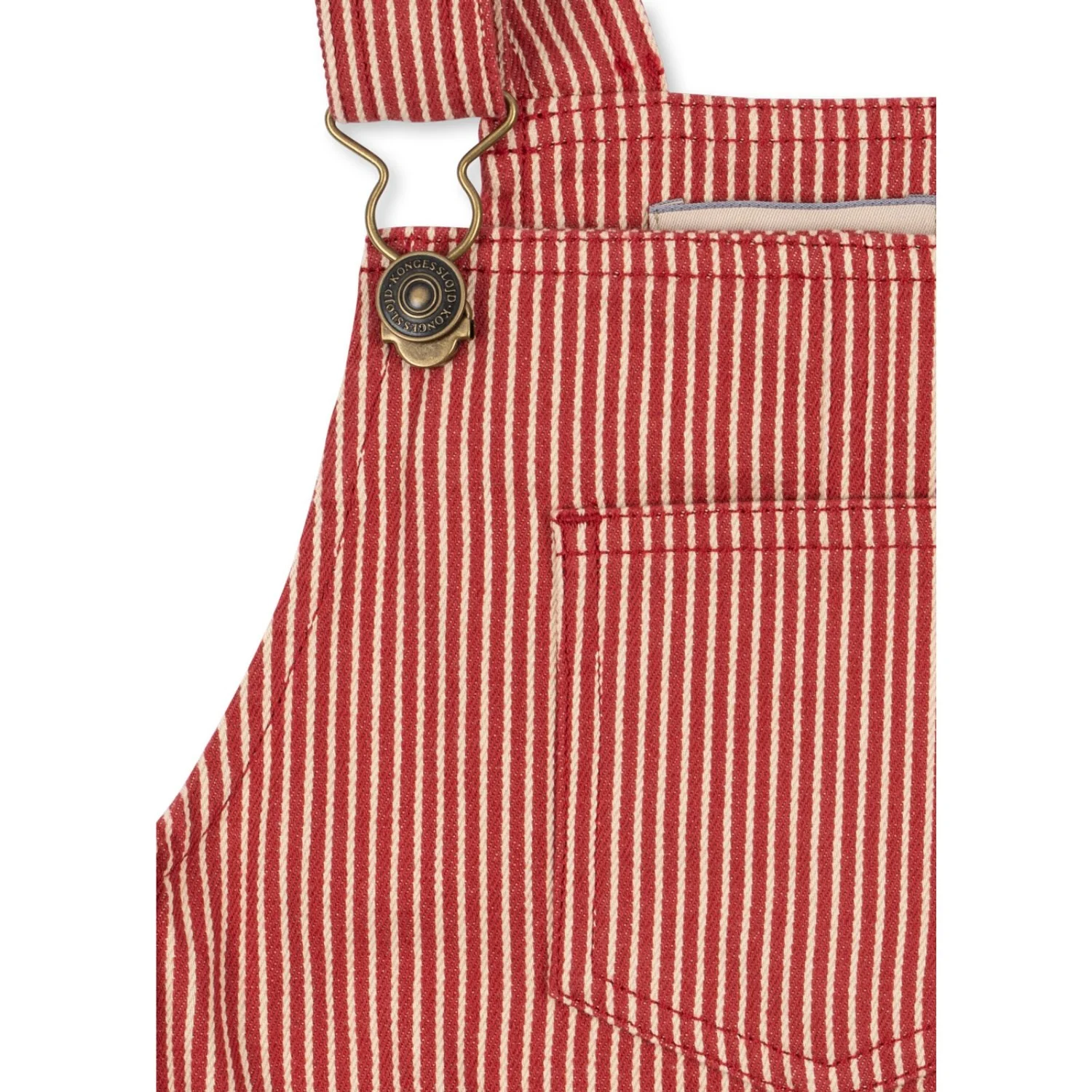 Konges Sløjd Milk Rouge Stripe Luc Spencer Dress Gots - Image 6
