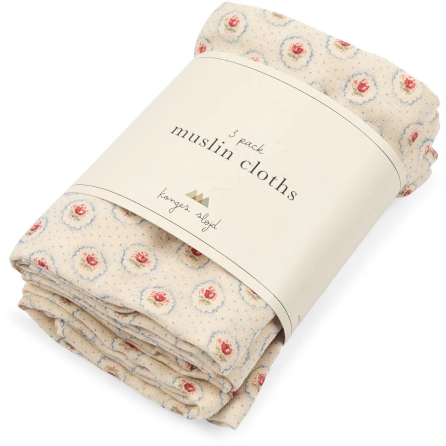 Konges Sløjd Mirage 3 Pack Muslin Cloth Gots - Image 3