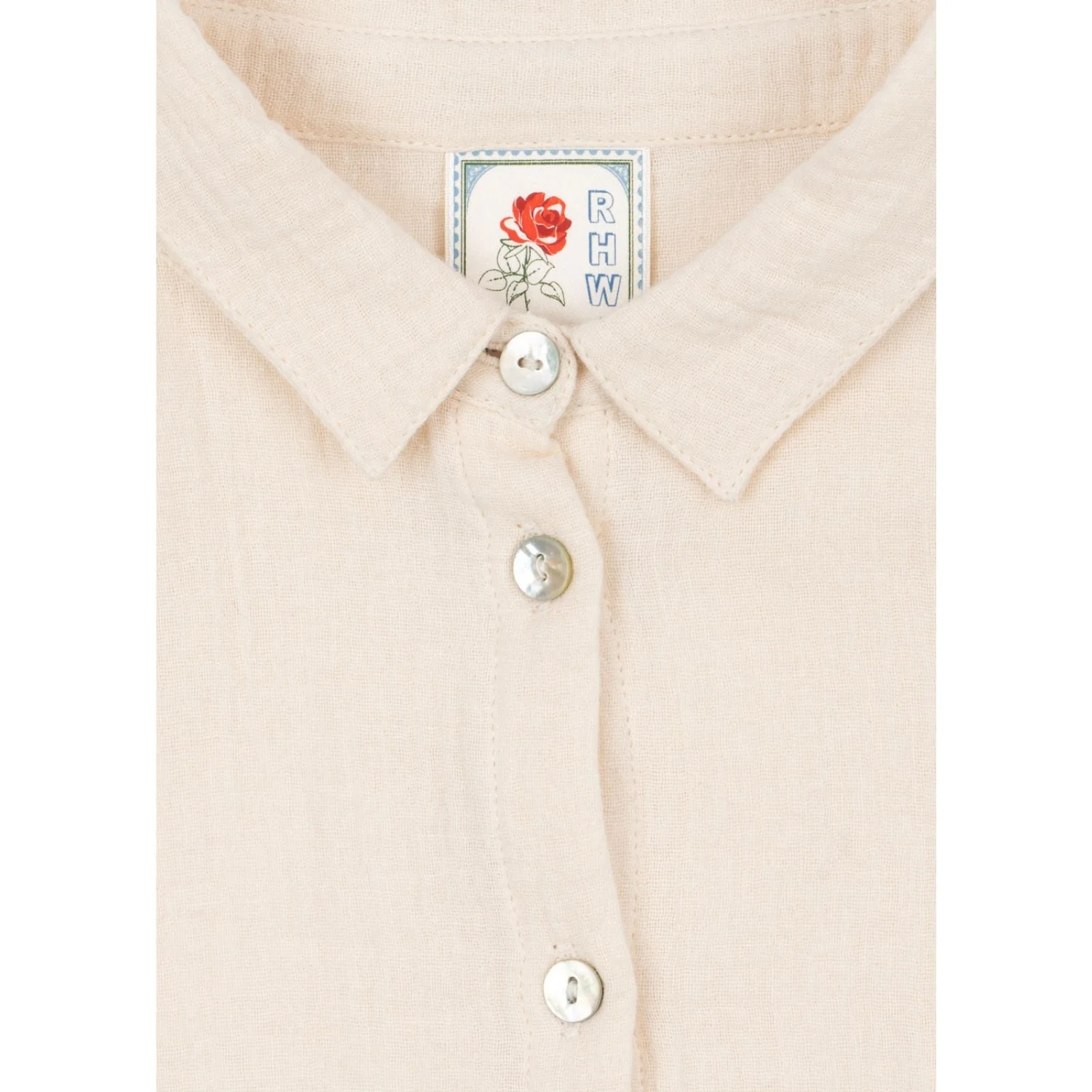 Konges Sløjd Mother Of Pearl RHW X KS Bella Shirt Gots - Image 12