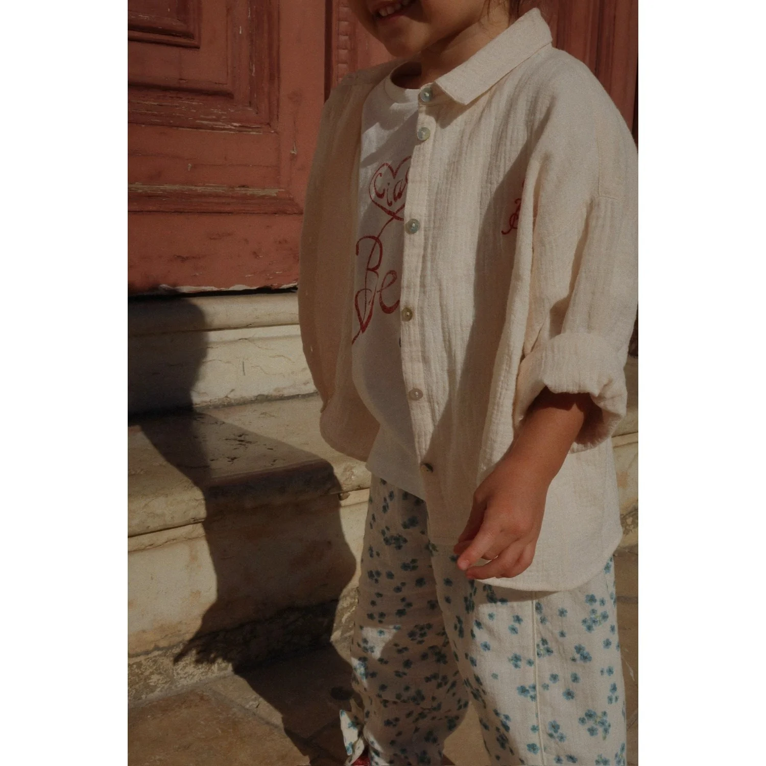 Konges Sløjd Mother Of Pearl RHW X KS Bella Shirt Gots - Image 6
