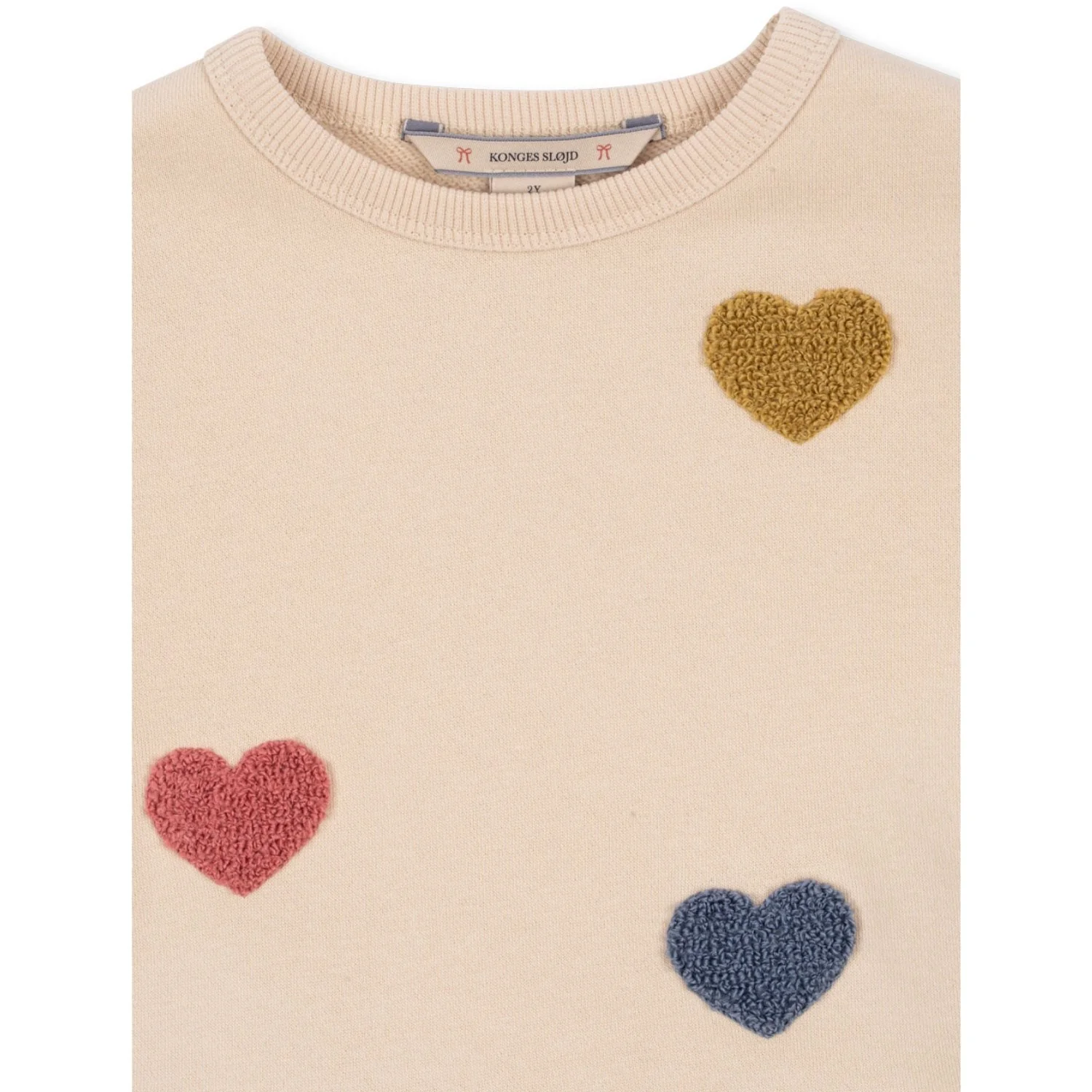 Konges Sløjd Multi Heart Lou Terry Sweat Dress Ocs - Image 3