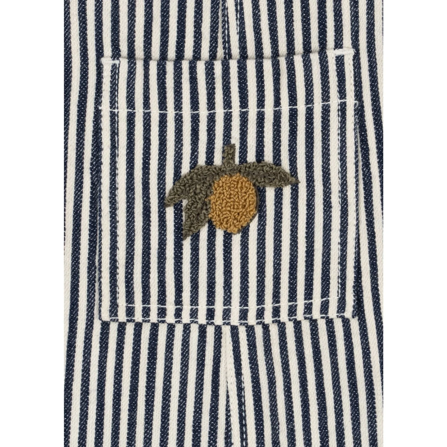 Konges Sløjd Naval Stripe Fender Overalls Gots - Image 6