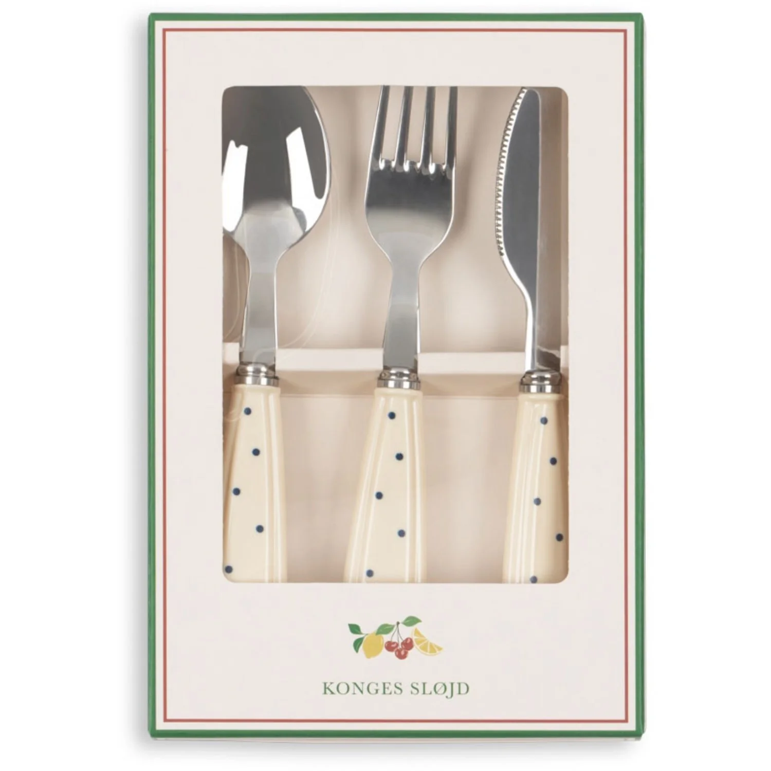 Konges Sløjd Navy Dot Cutlery Set - Image 6