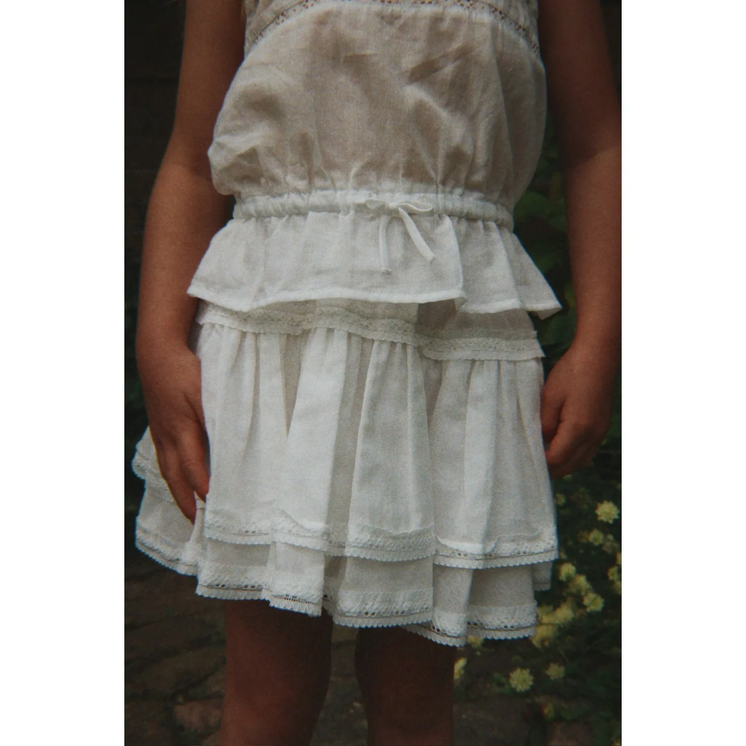 Konges Sløjd Optic White Mora Skirt Gots - Image 2