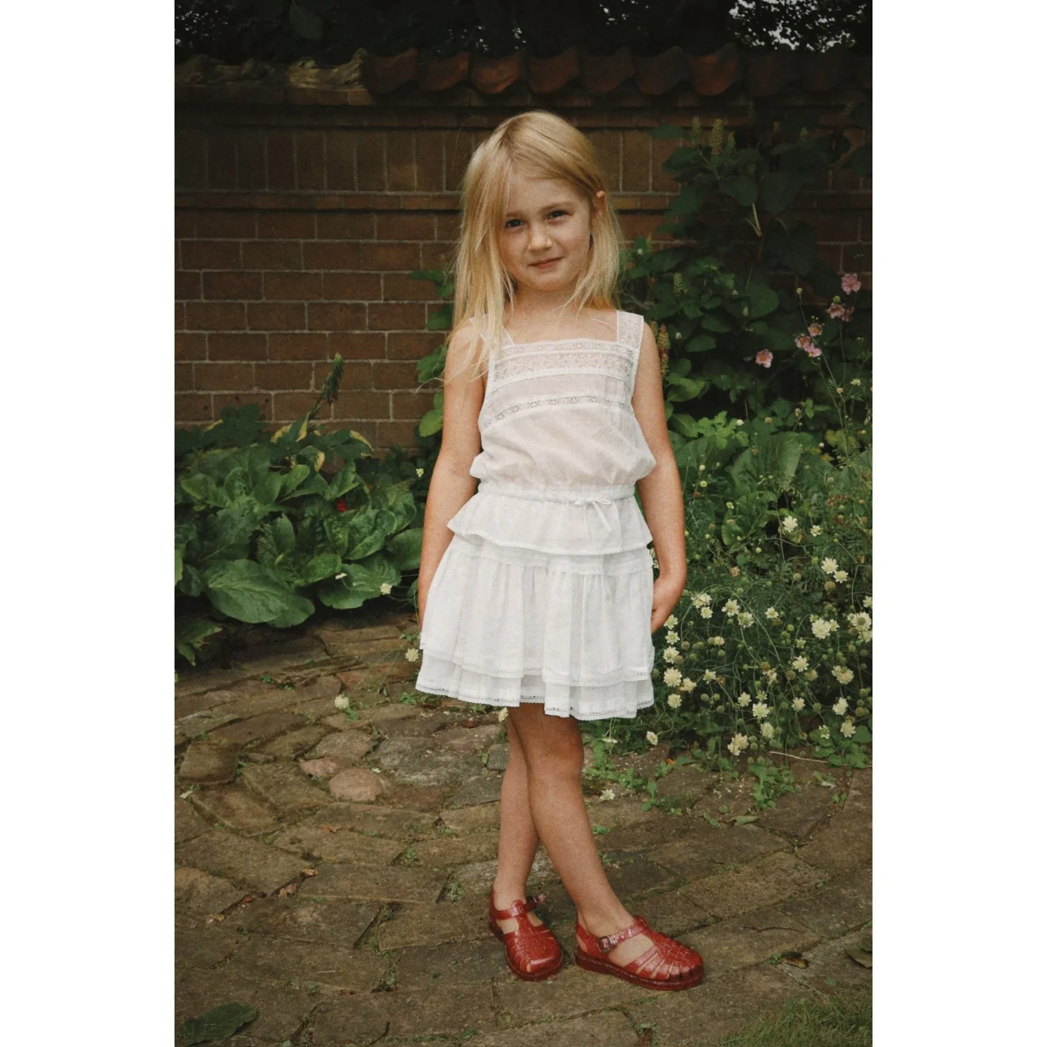 Konges Sløjd Optic White Mora Skirt Gots - Image 4