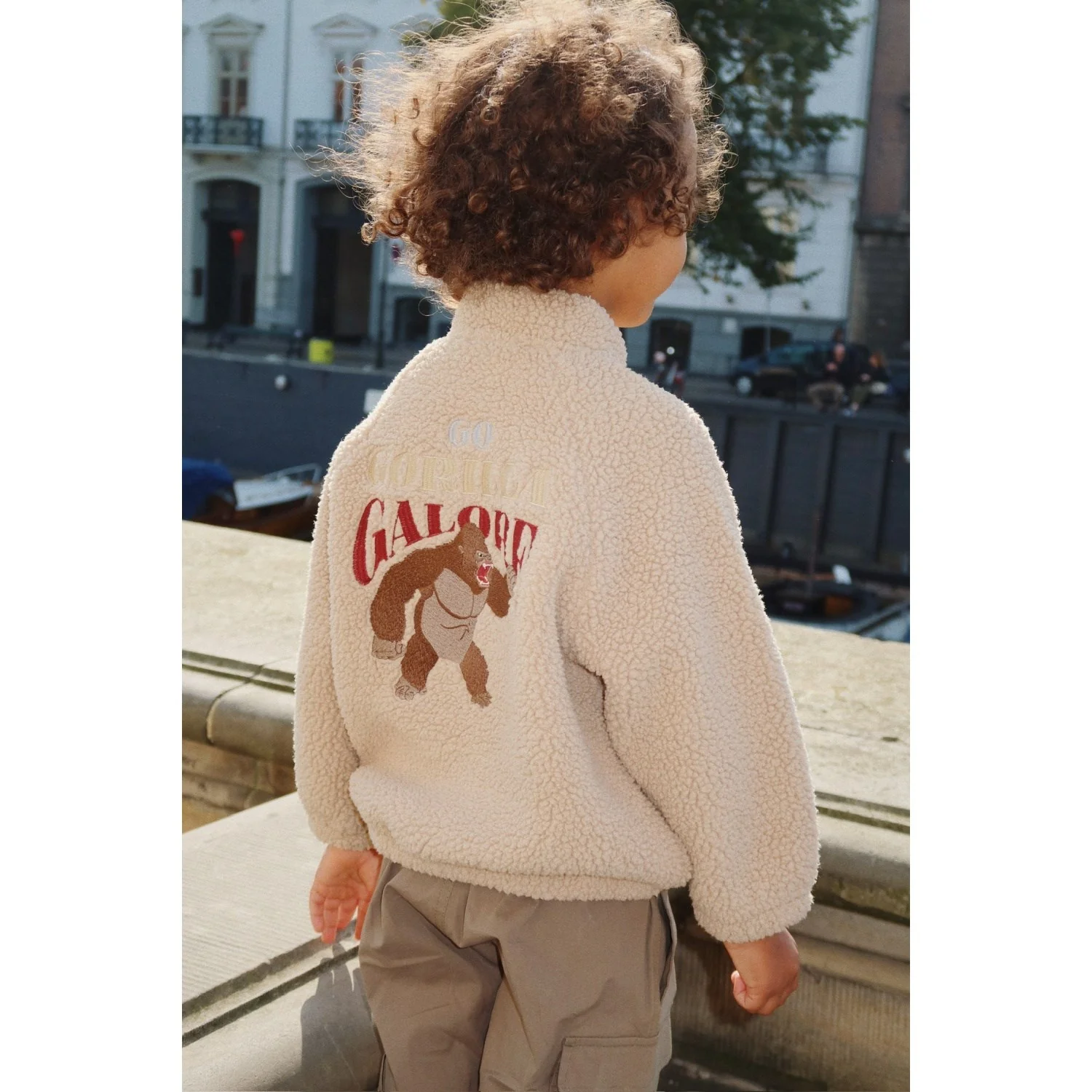 Konges Sløjd Oxford Tan Jazz Teddy Bomber Jacket Grs - Image 2