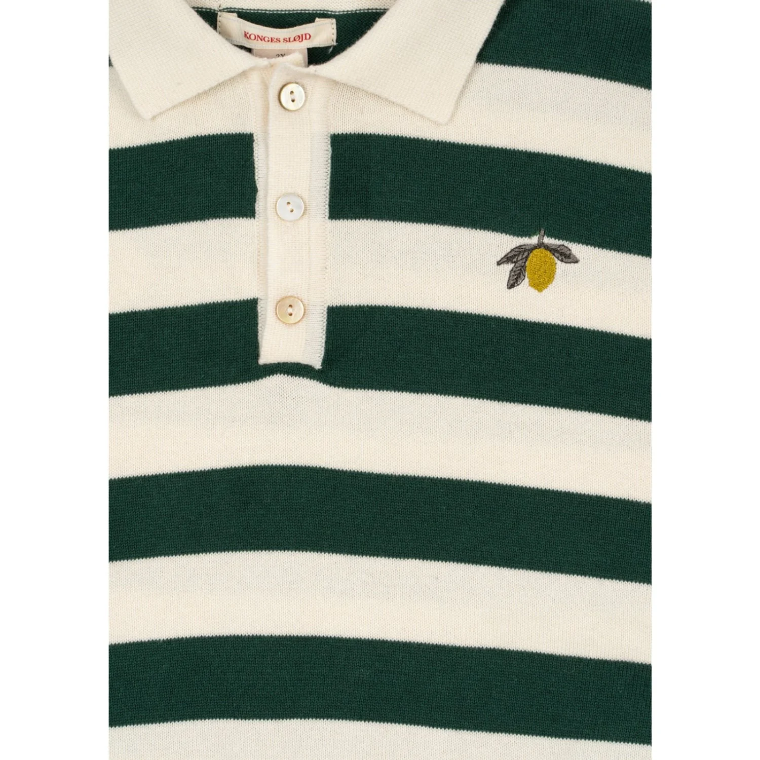 Konges Sløjd Pine Grove Stripe Manis Knit Polo - Image 6