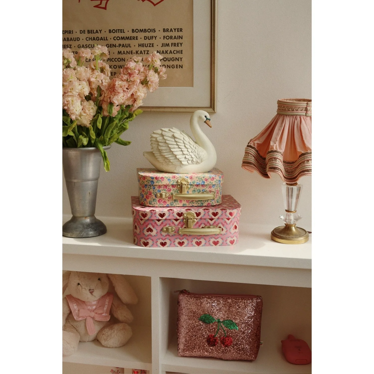 Konges Sløjd Pink 2 Pack Suitcase Fsc - Image 3