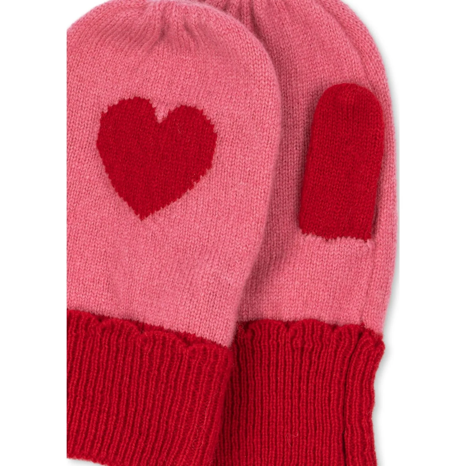 Konges Sløjd Pink Collette Mittens - Image 3