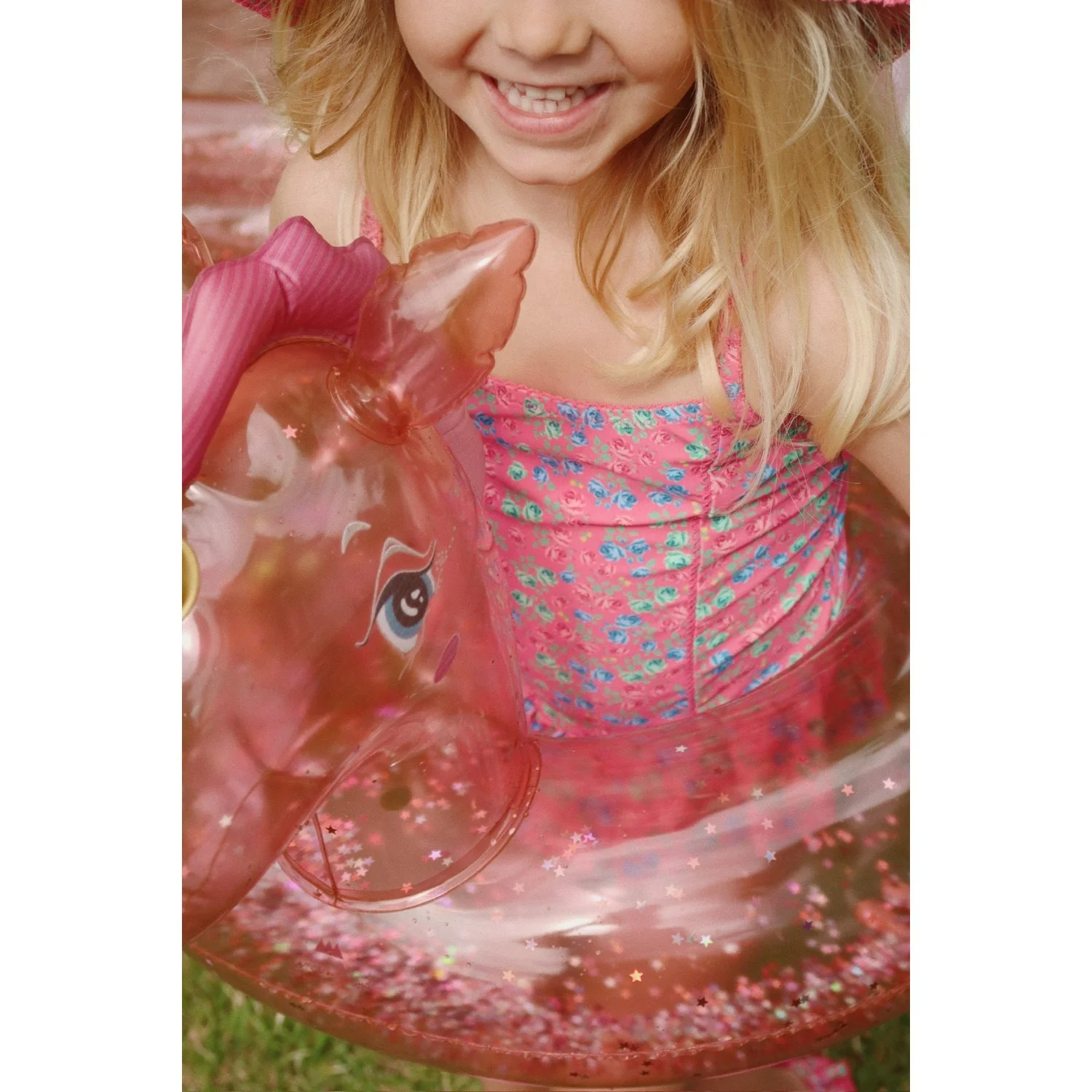 Konges Sløjd Pink Swim Ring Horn Stars - Image 5