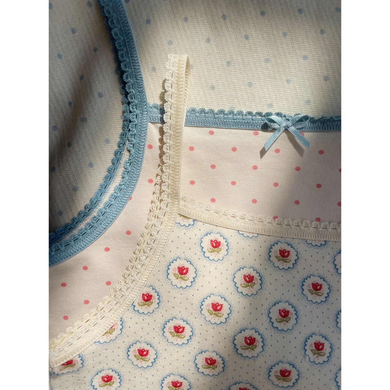 Konges Sløjd Pirouette Dot/Mirage Basic 2 Pack Strap Tops Gots - Image 2