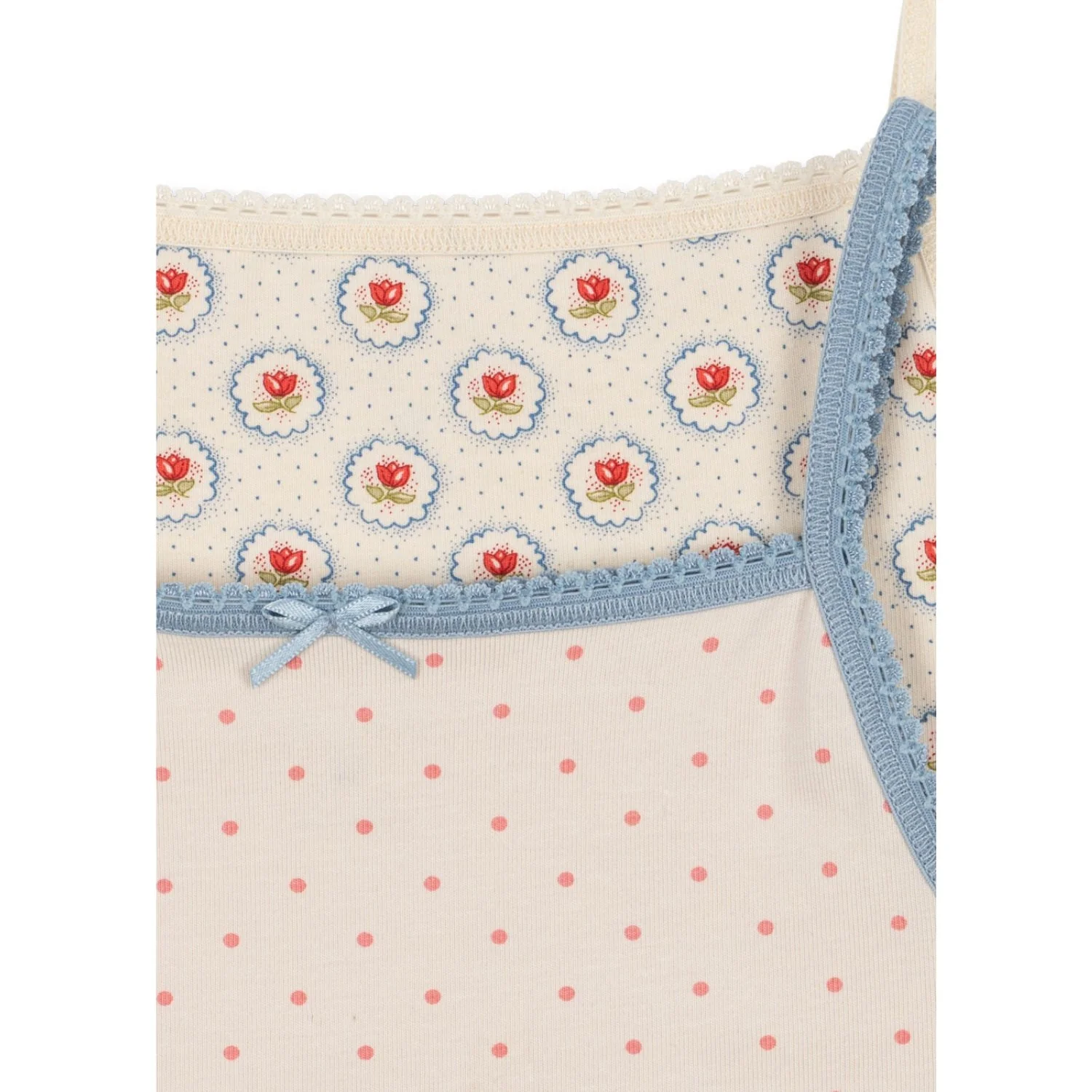 Konges Sløjd Pirouette Dot/Mirage Basic 2 Pack Strap Tops Gots - Image 3