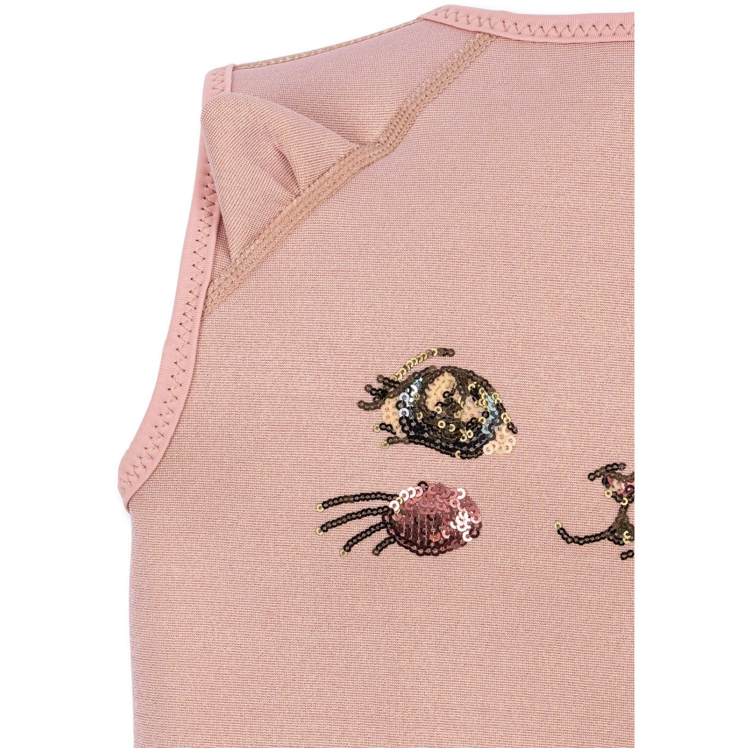 Konges Sløjd Powder Pink Kitty Swim Vest - Image 3