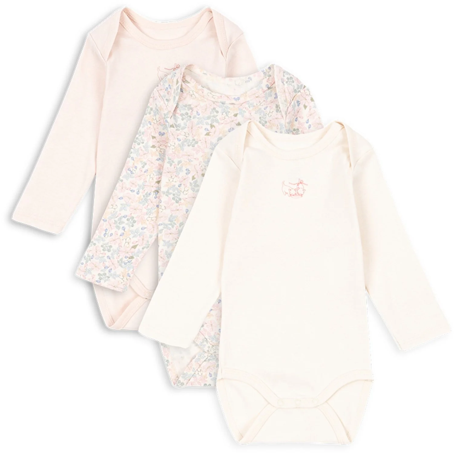Konges Sløjd Fanga Prato Fiori Fio 3 Pack Ls Body OCS