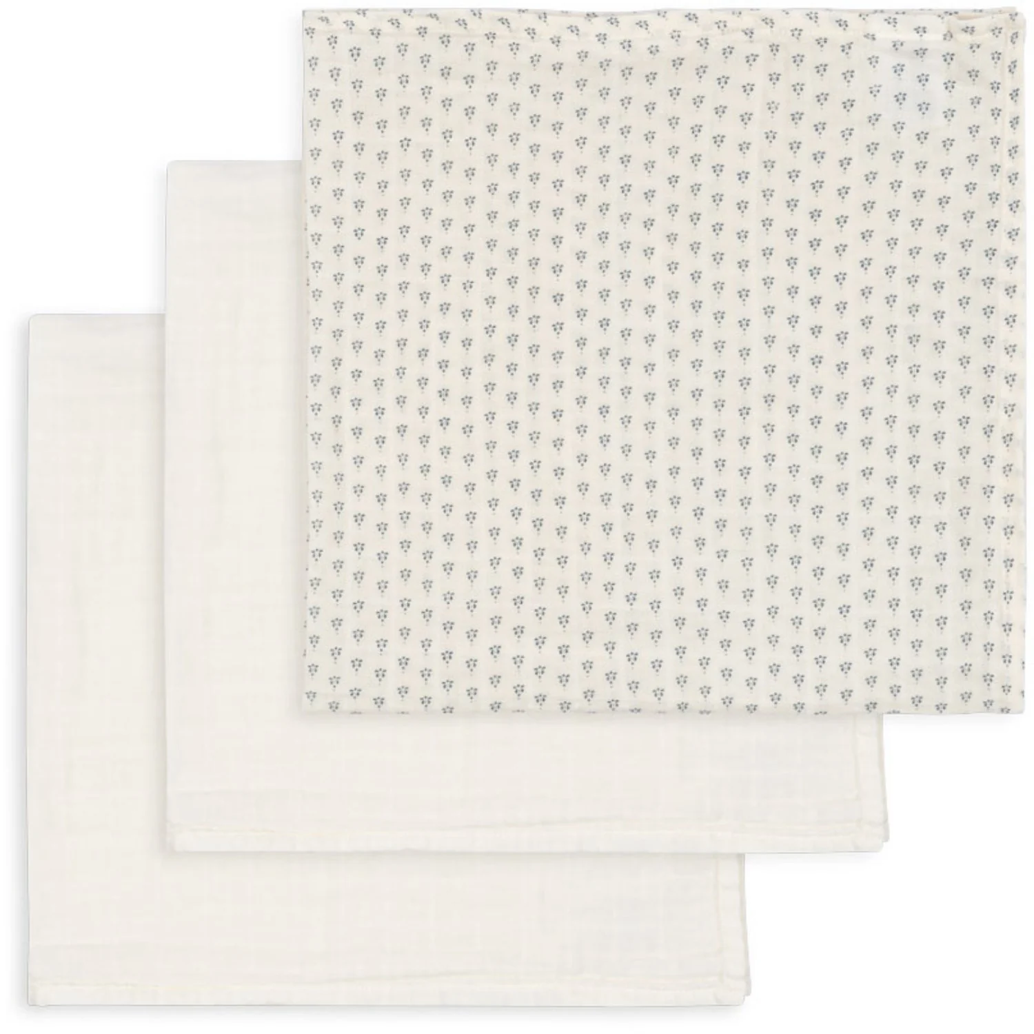 Konges Sløjd Fanga Punto Blu Bellini 3 Pack Muslin Cloth GOTS - Image 8