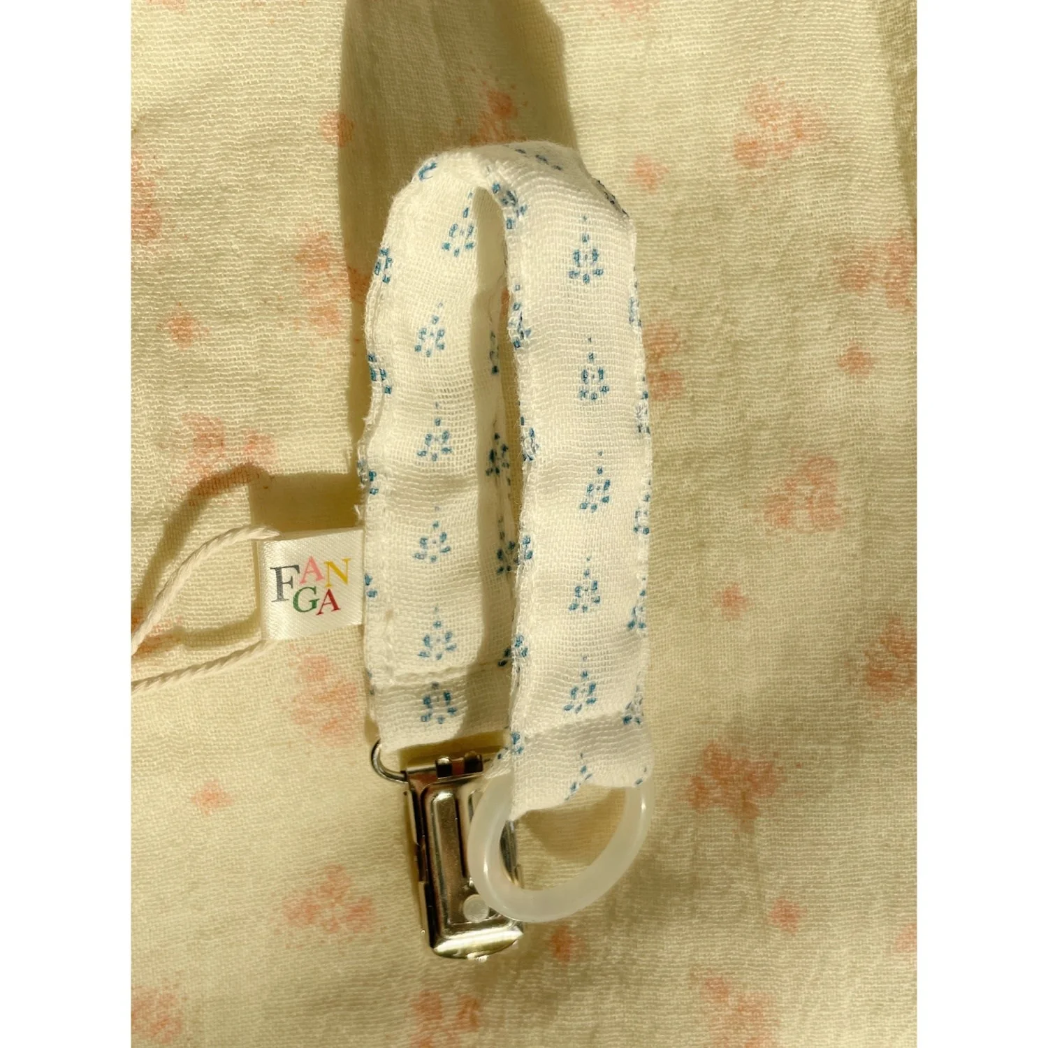 Konges Sløjd Fanga Punto Blu Ven Pacifier Strap - Image 2