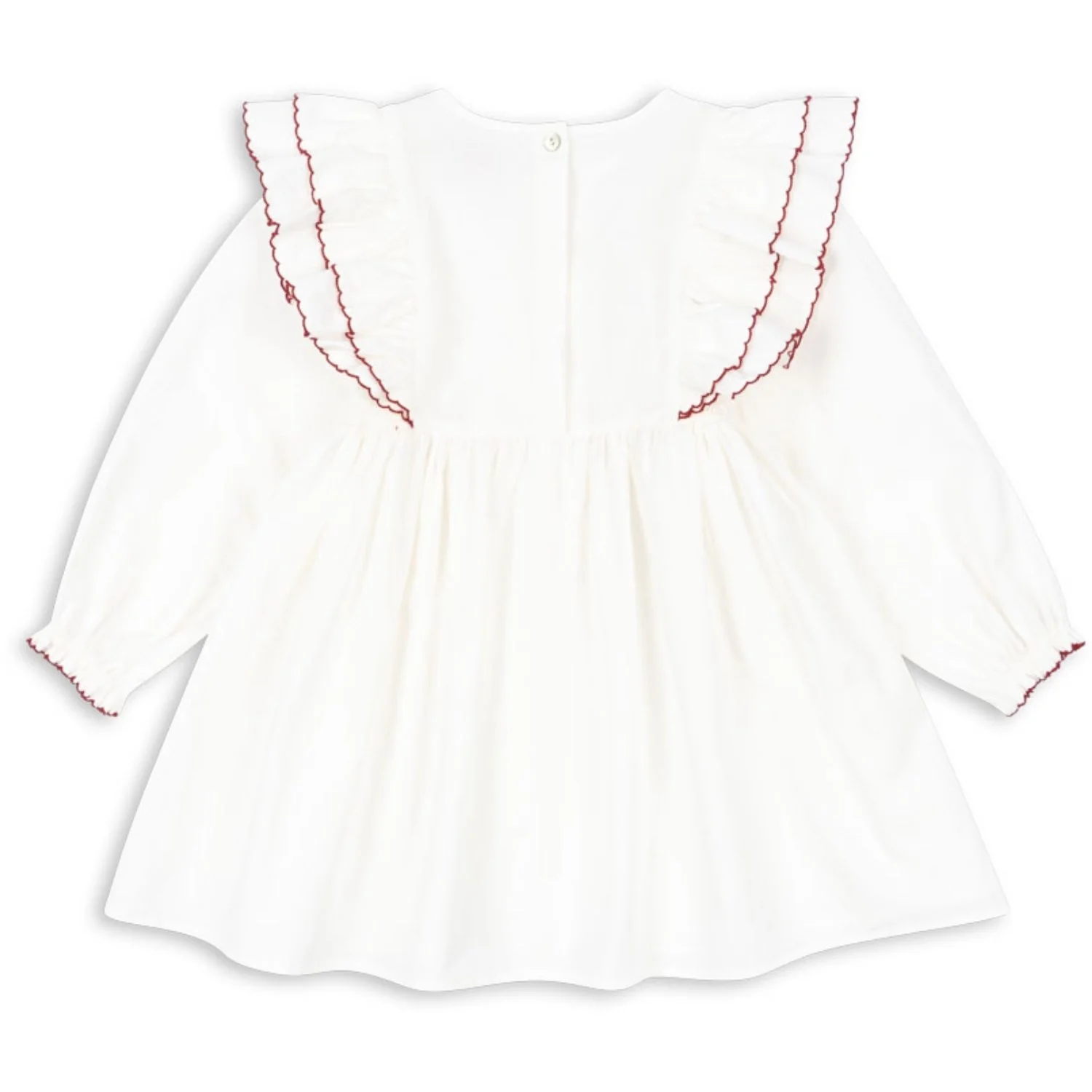 Konges Sløjd Pure White Coeur Dress Gots - Image 6