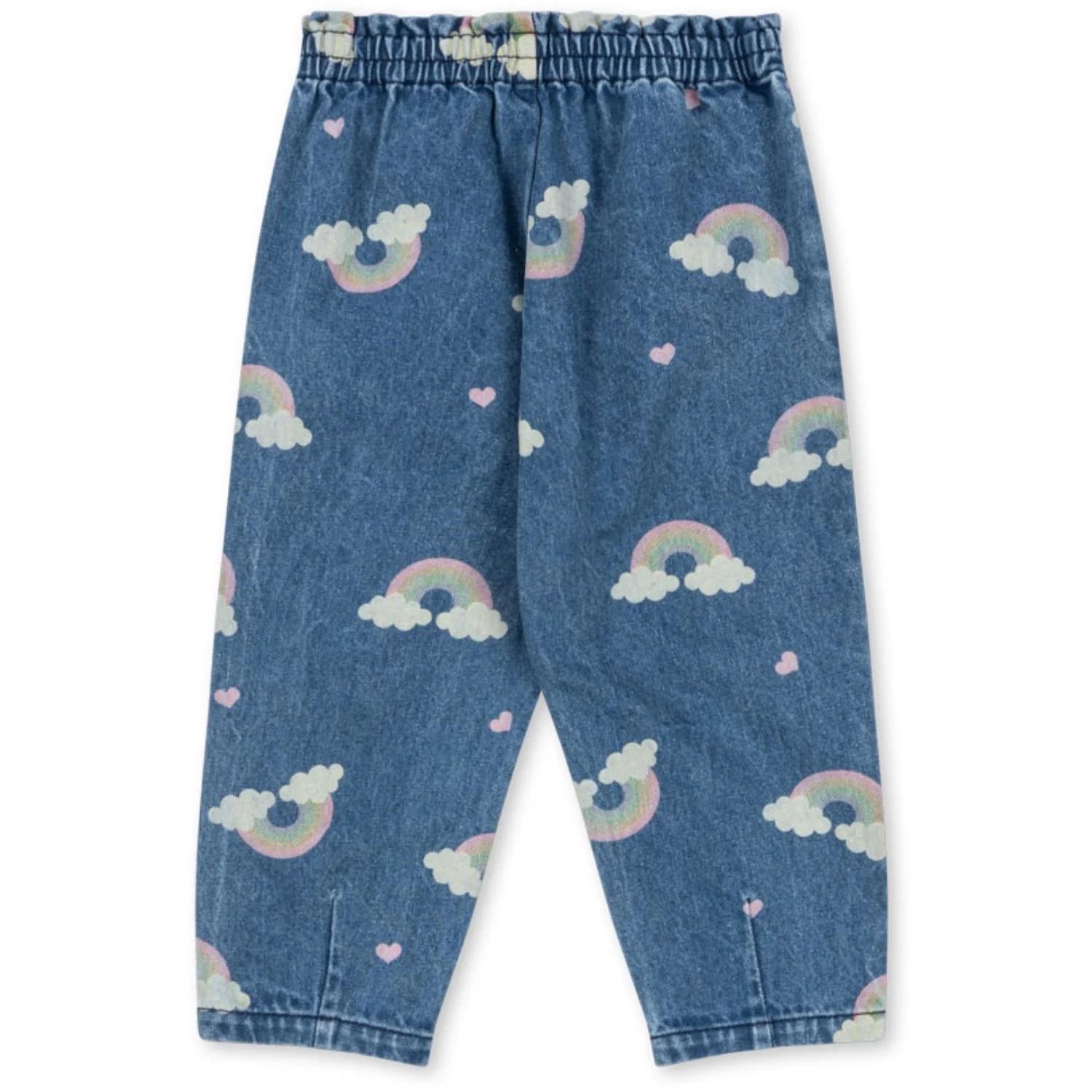 Konges Sløjd Rainbow Magot Frill Pants Denim GOTS - Image 4