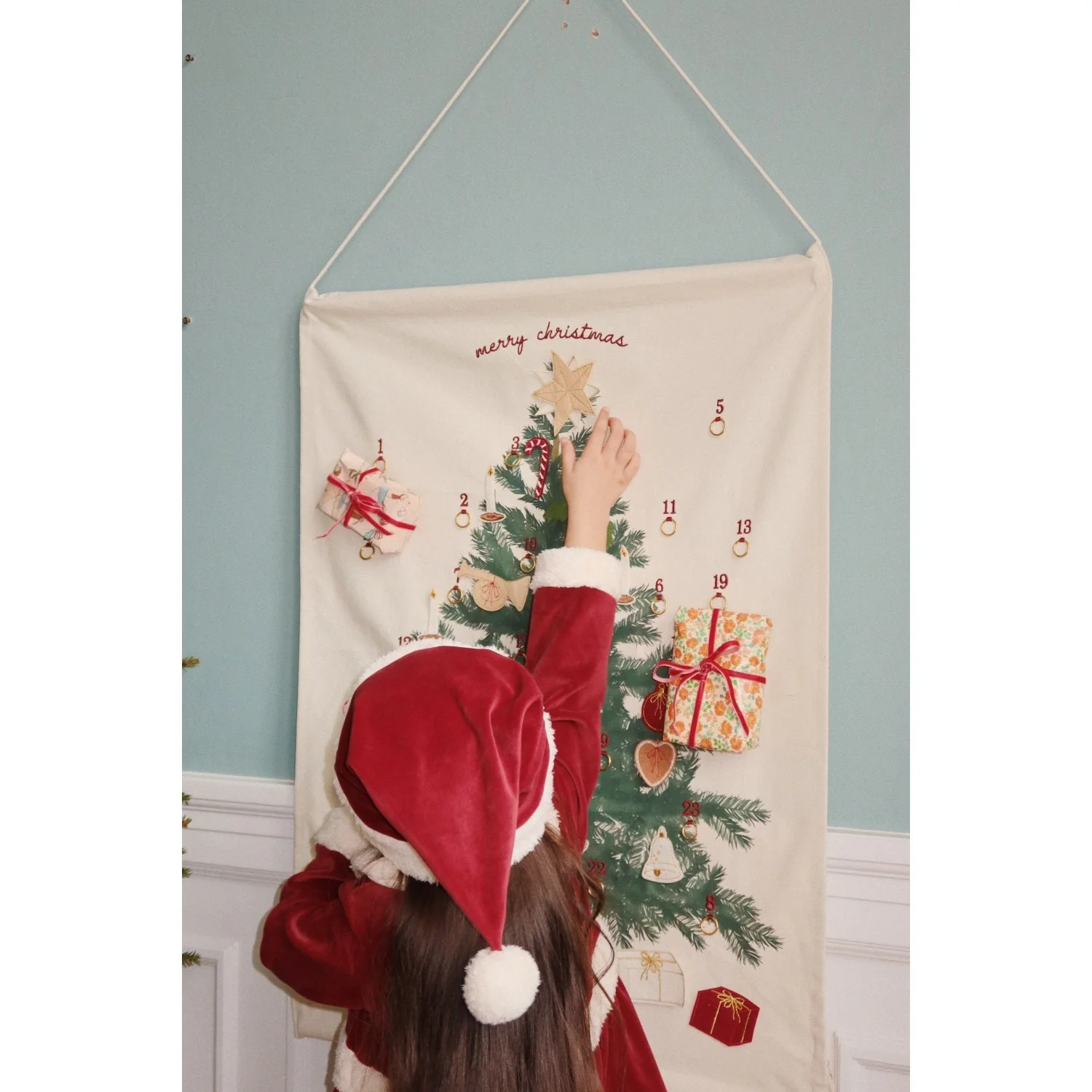 Konges Sløjd Red Dahlia Christmas Dress Grs - Image 4