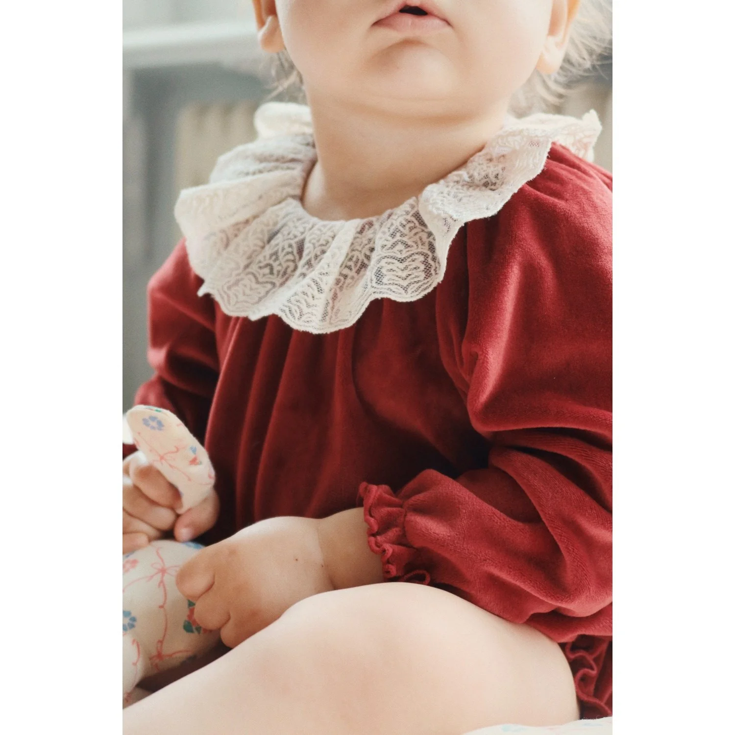 Konges Sløjd Red Dahlia Venola Romper Grs - Image 6