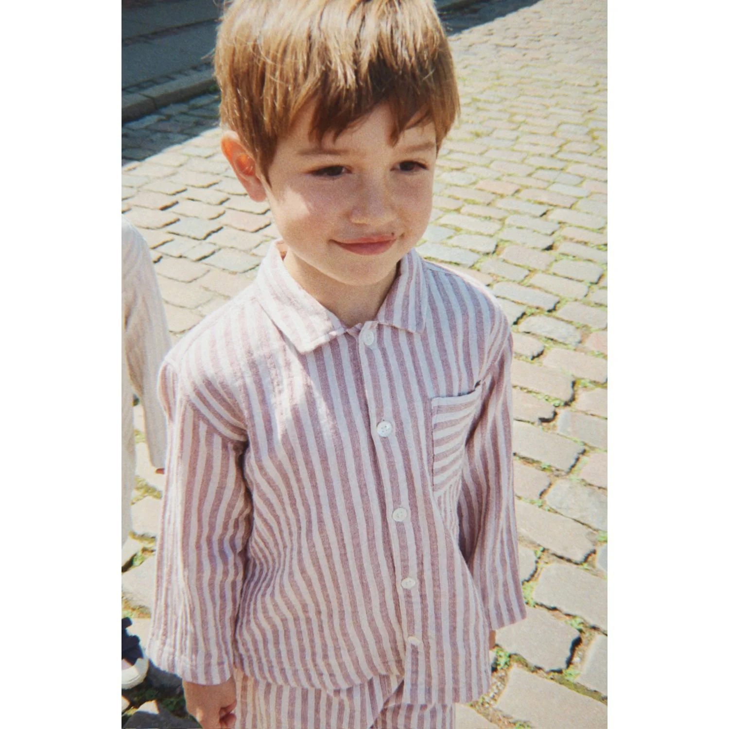 Konges Sløjd Red Stripe Ely Shirt Gots - Image 2