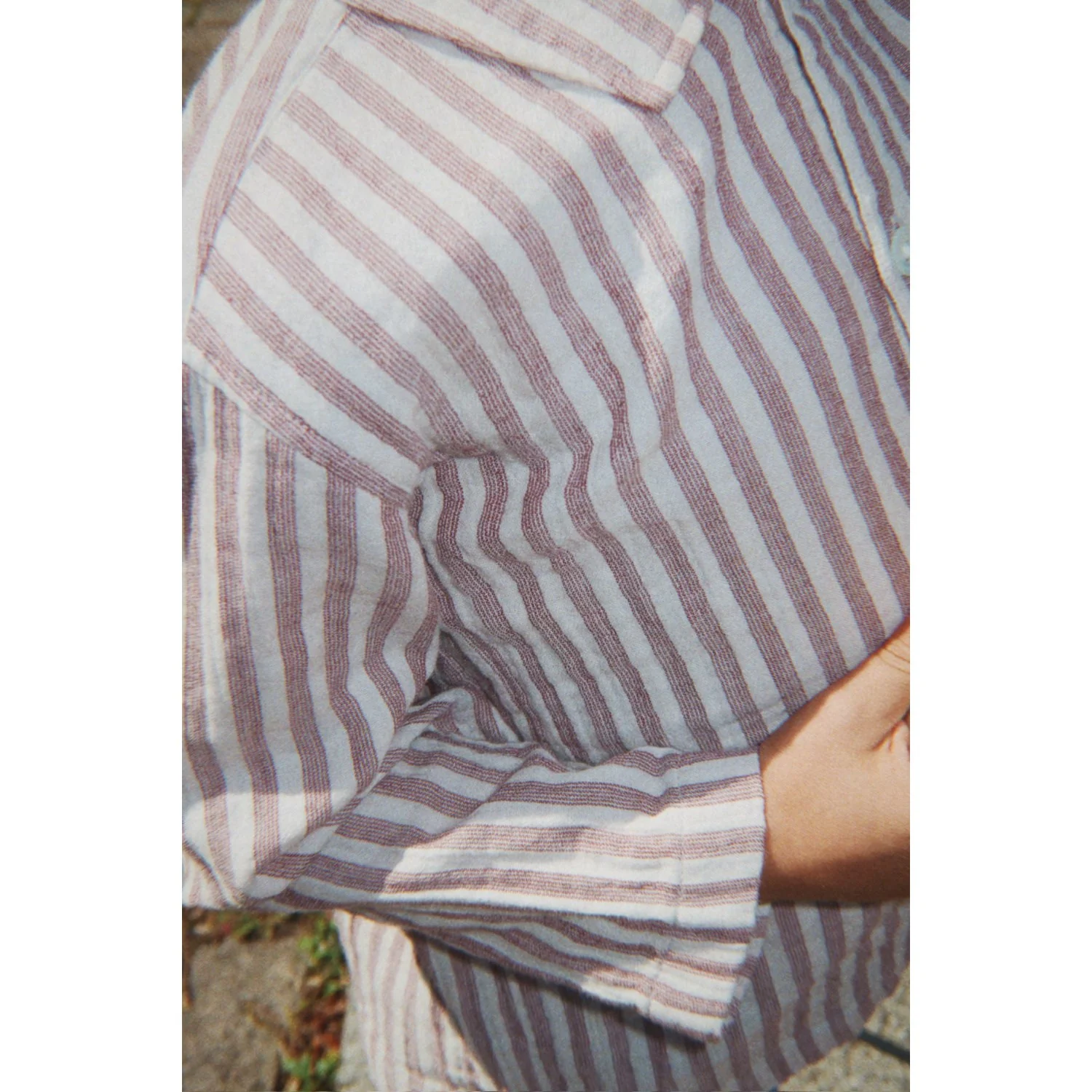 Konges Sløjd Red Stripe Ely Shirt Gots - Image 3