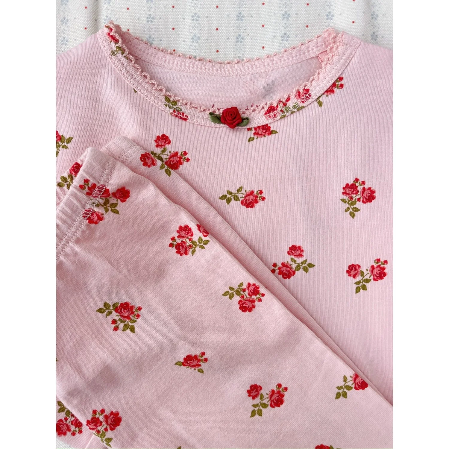 Konges Sløjd Rosa Pink Basic Blouse GOTS - Image 3