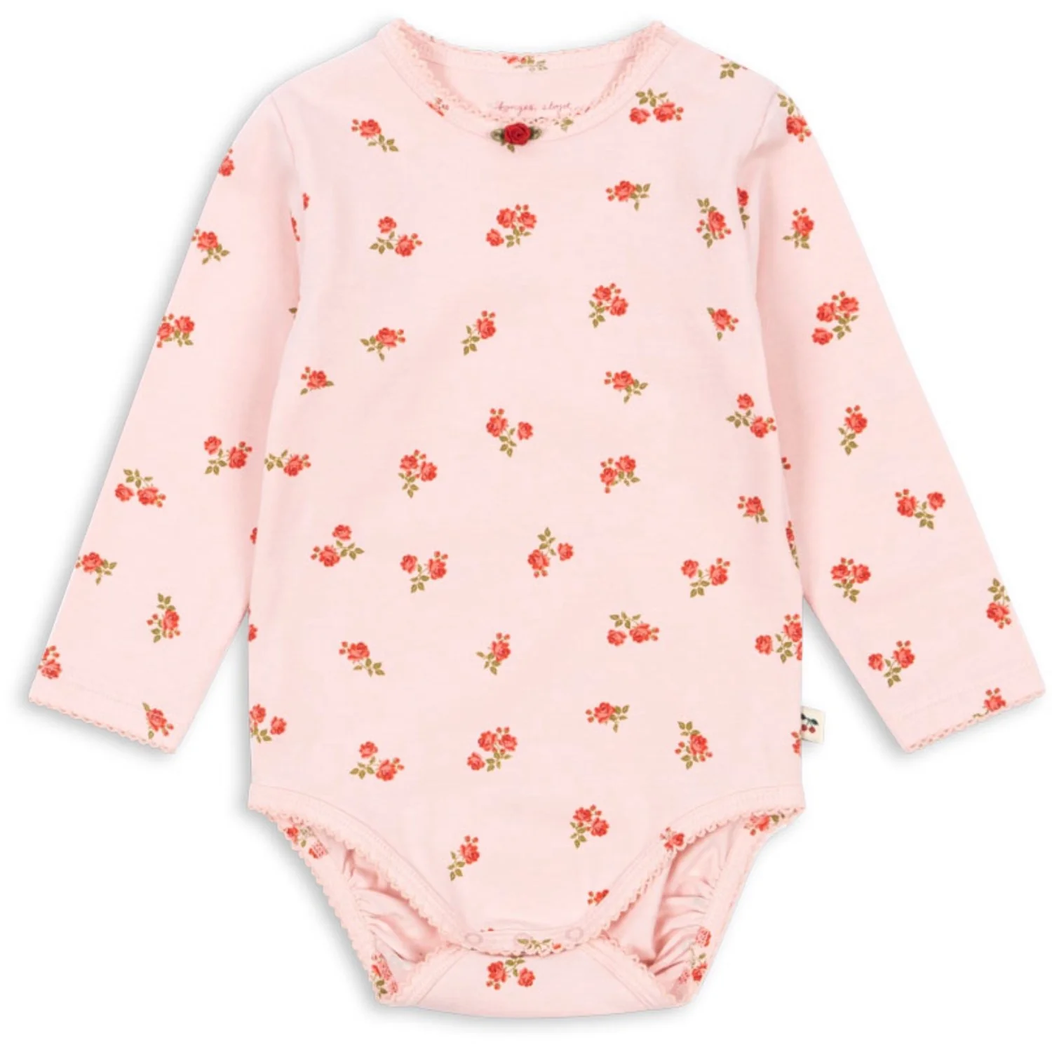 Konges Sløjd Rosa Pink Basic Ls Body GOTS