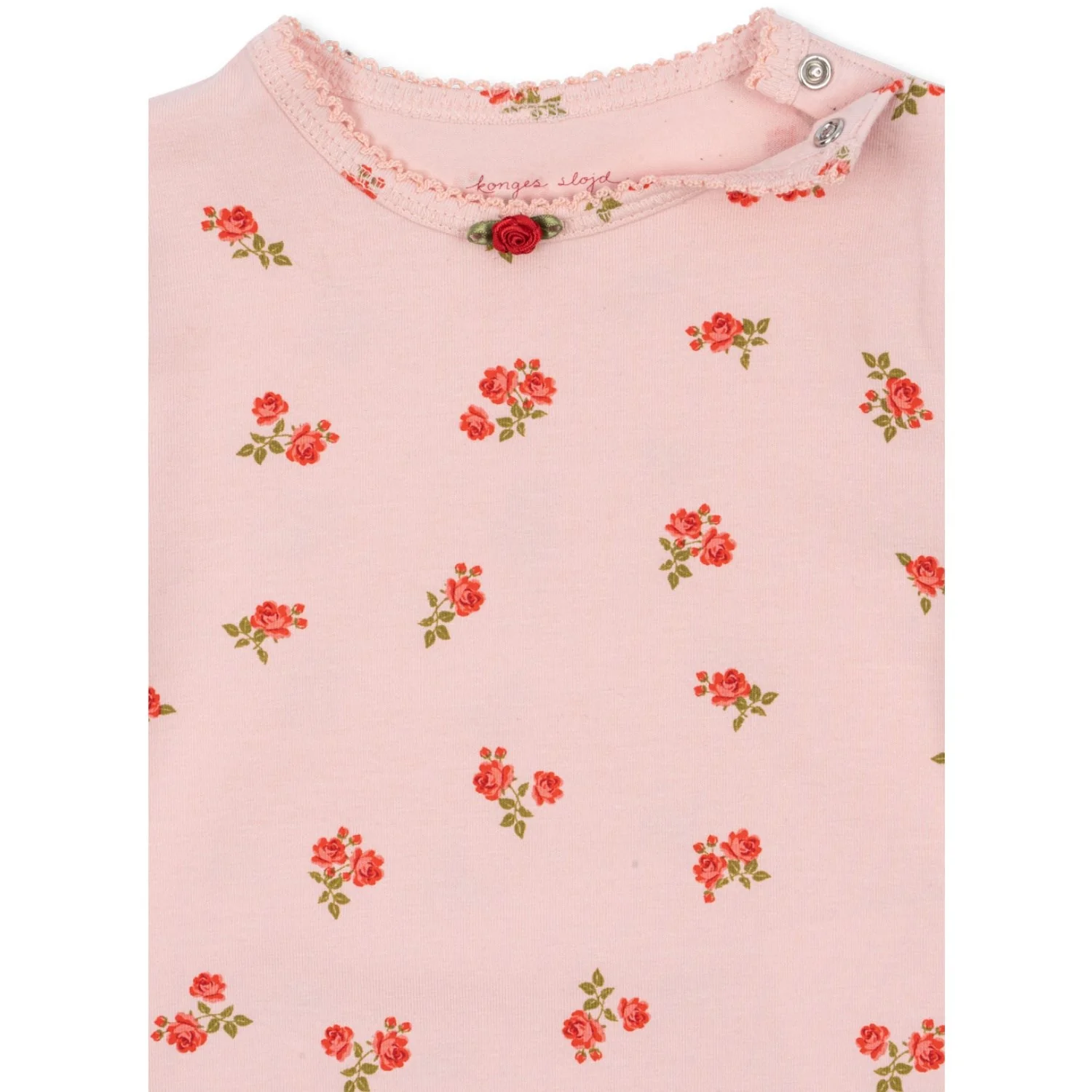 Konges Sløjd Rosa Pink Basic Ls Body GOTS - Image 11