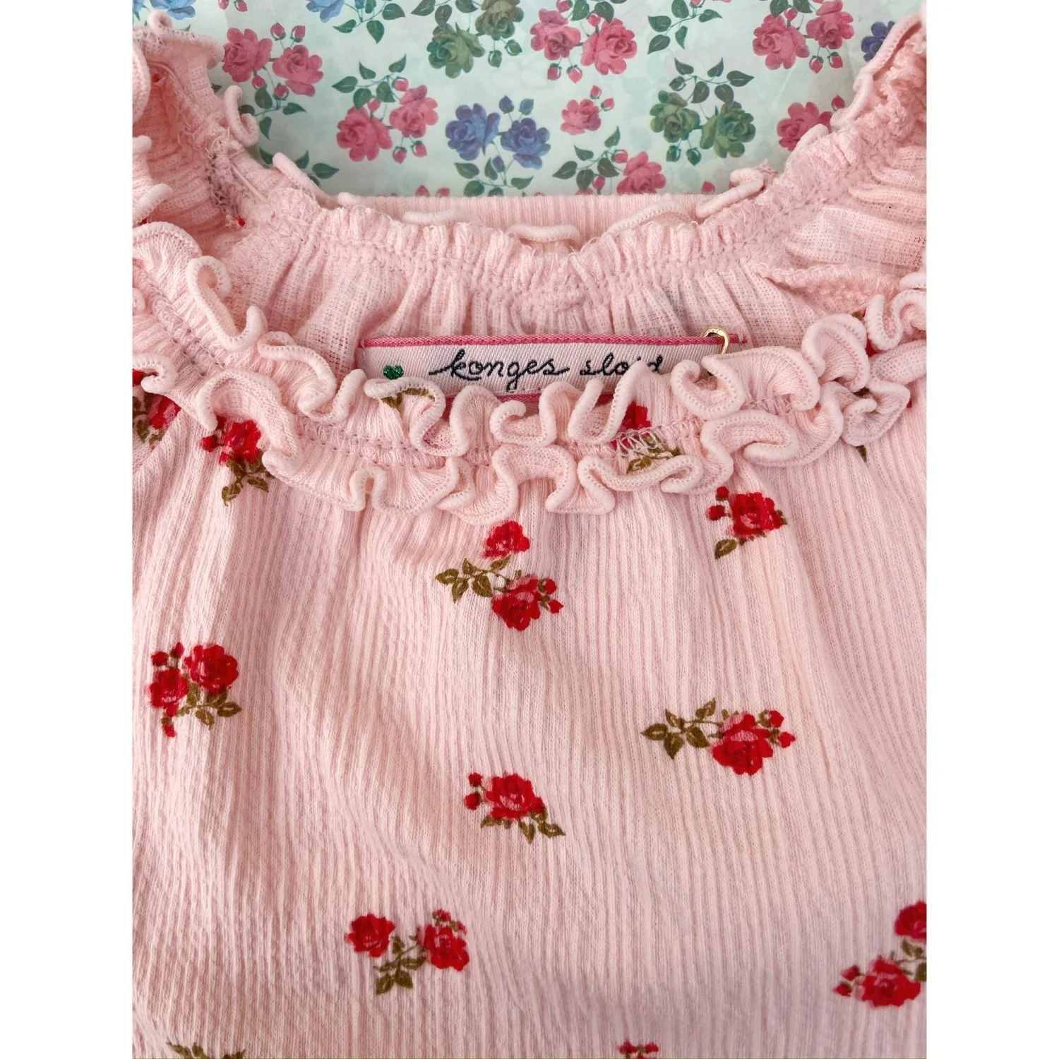 Konges Sløjd Rosa Pink Chleo Dress GOTS - Image 2