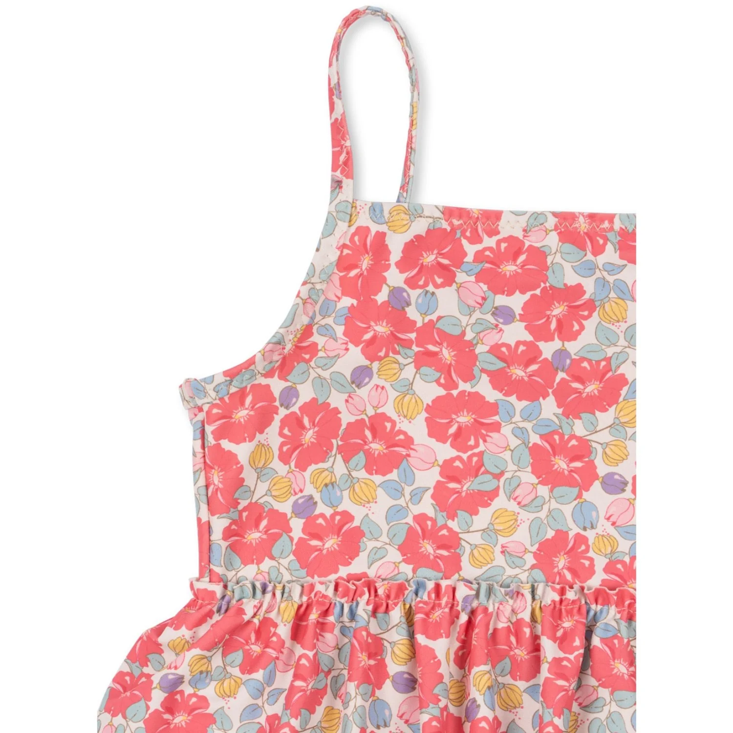 Konges Sløjd Rose Anglaise Manuca Frill Swimsuit Grs - Image 3