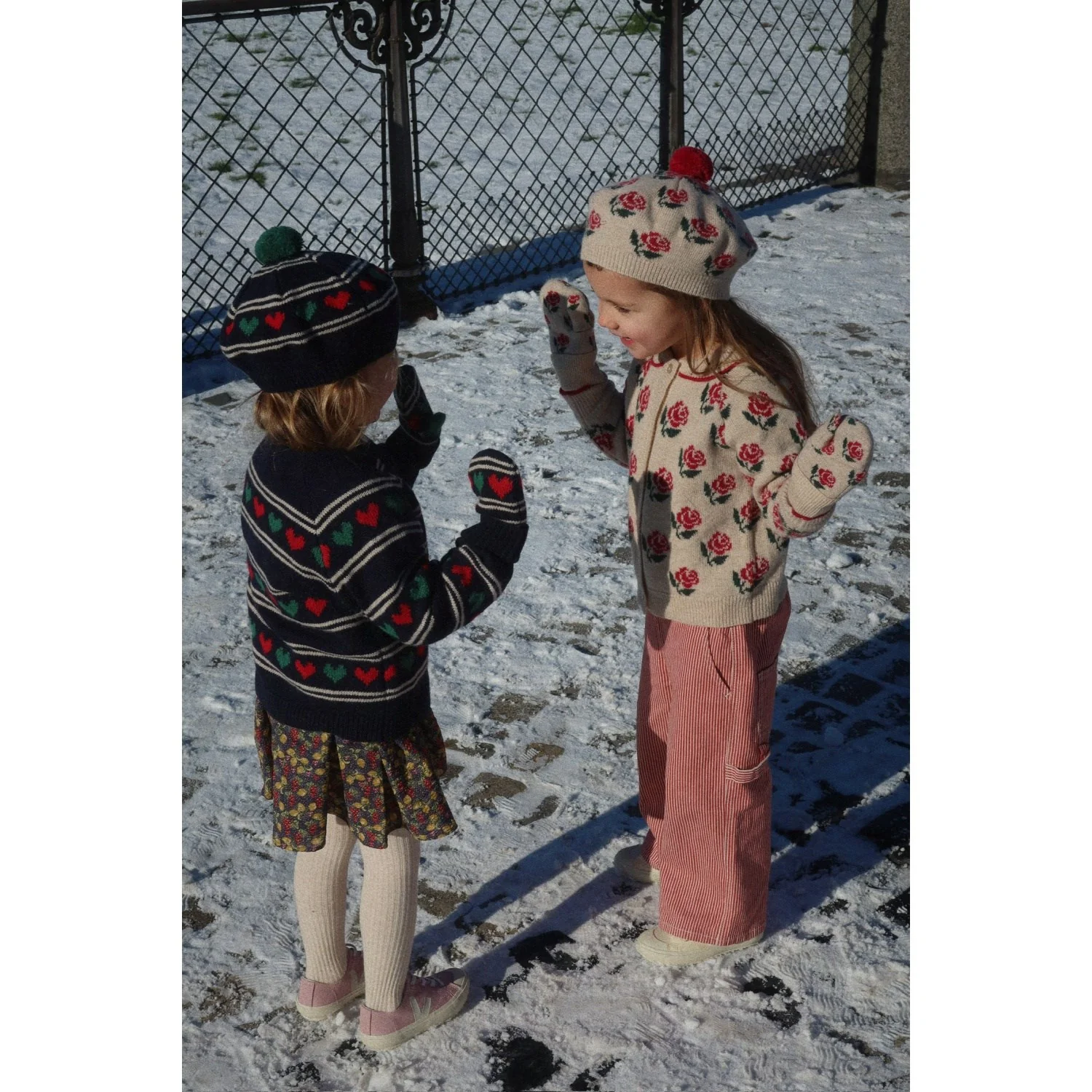 Konges Sløjd Rose Belou Knit Collar Cardigan - Image 2