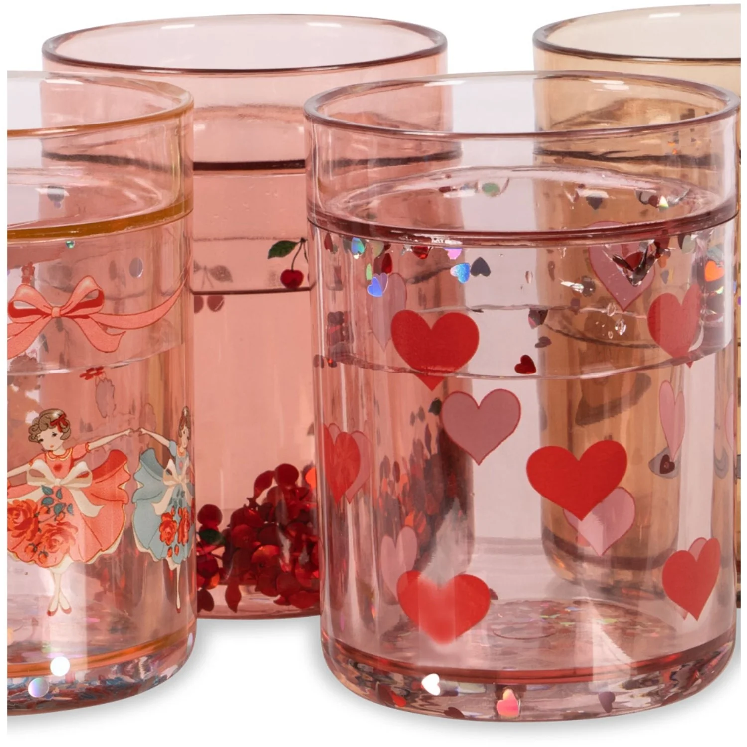 Konges Sløjd Rose Multi 4 Pack Glitter Cups - Image 2