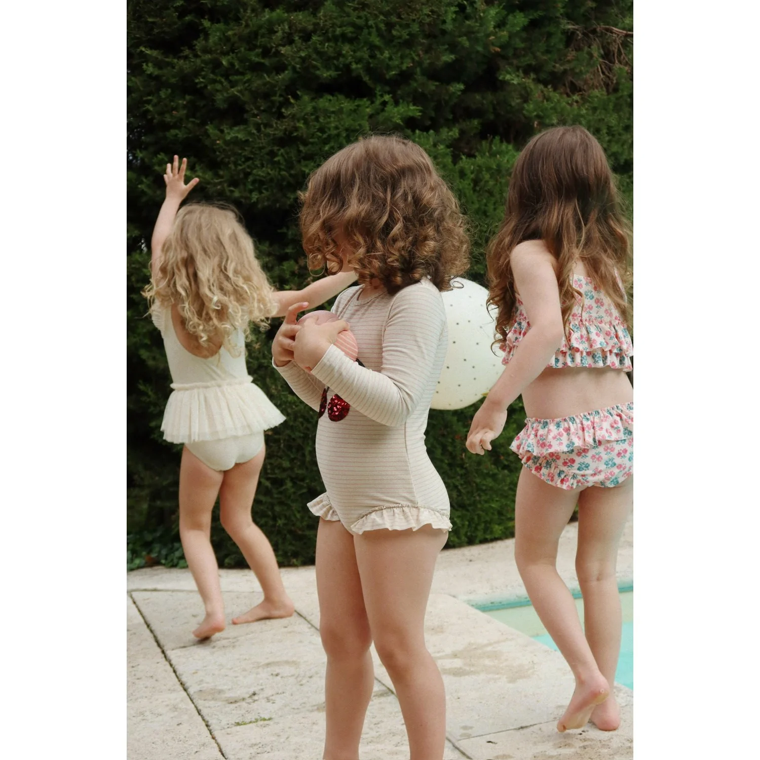 Konges Sløjd Rose Stripe Jade Ls Swimsuit - Image 3