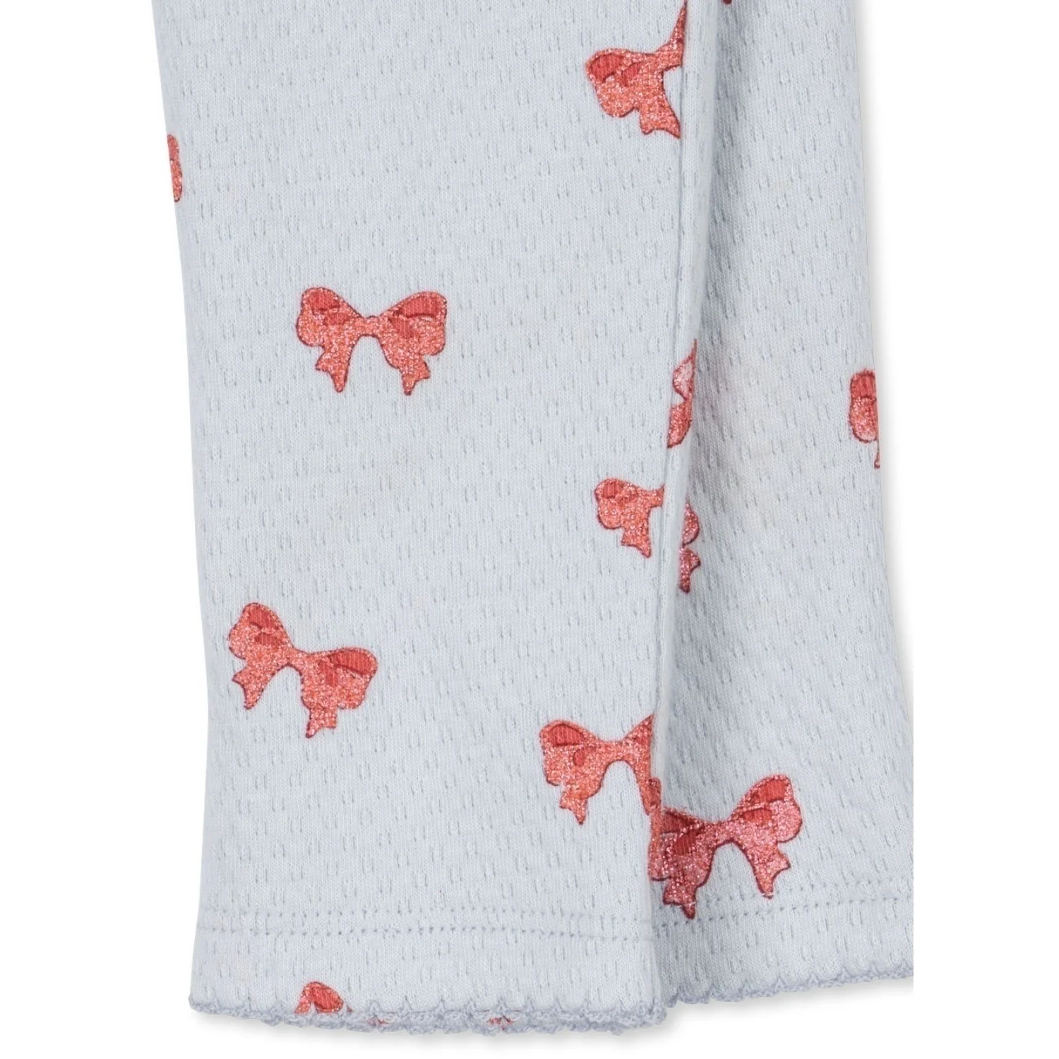 Konges Sløjd Rosia Blue Bow Sui Frill Pants GOTS - Image 2