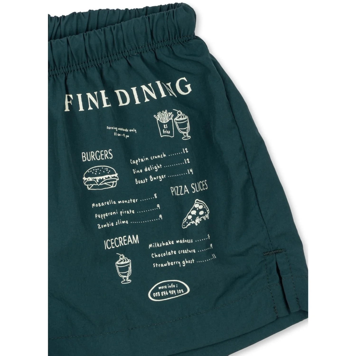 Konges Sløjd Sea Moss Pomio Short Swim Shorts Grs - Image 2