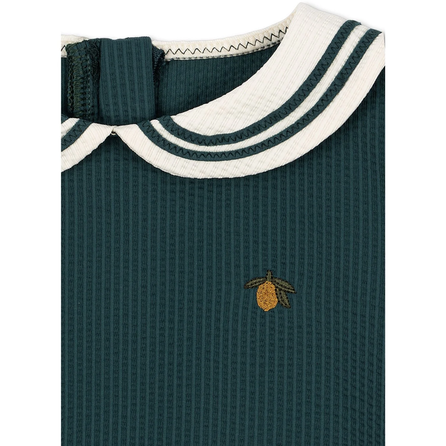 Konges Sløjd Sea Moss Sailor Onesie Grs - Image 3