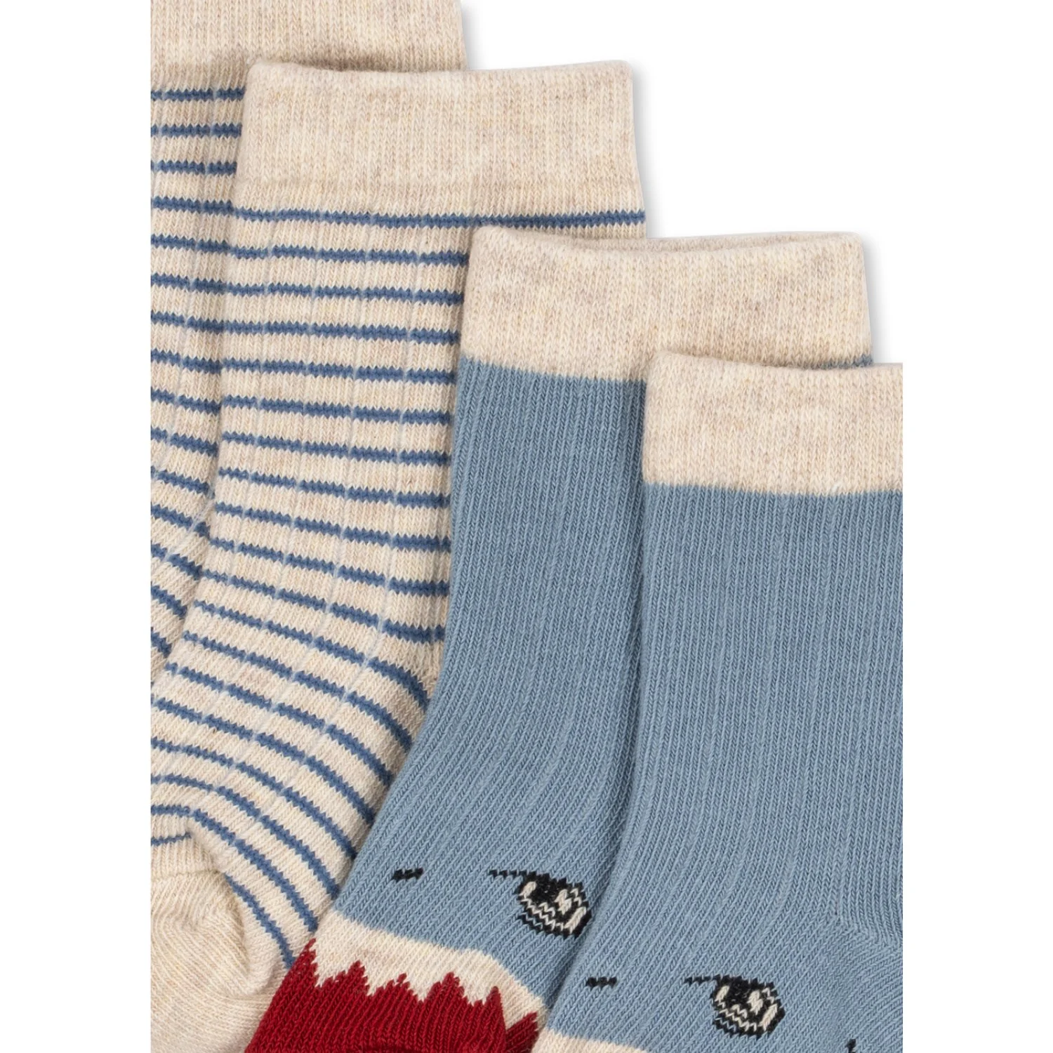 Konges Sløjd Shark 2 Pack Shark Rib Socks - Image 4
