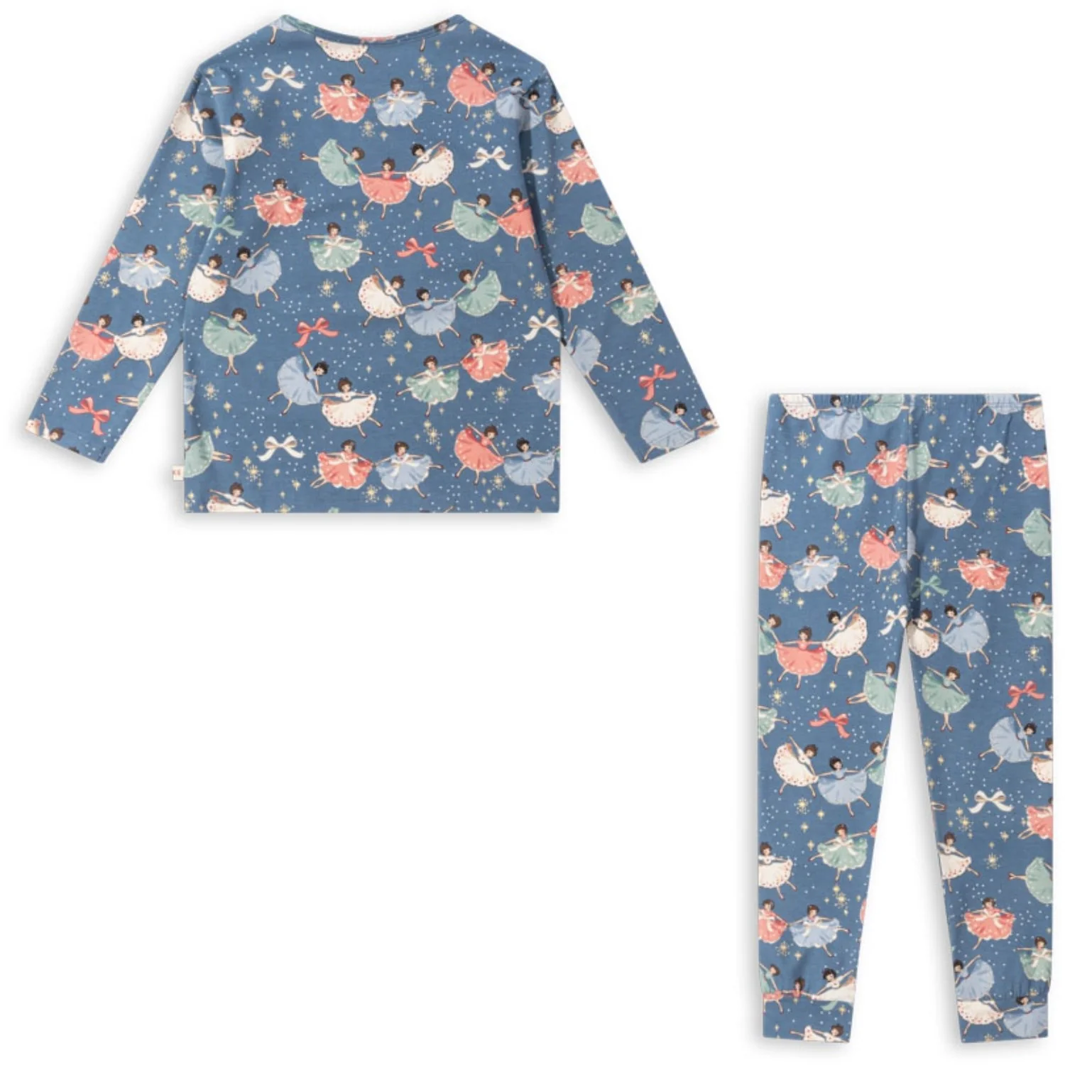 Konges Sløjd Snow Bow Ballerina Basic Blouse/Pants Set Gots - Image 5