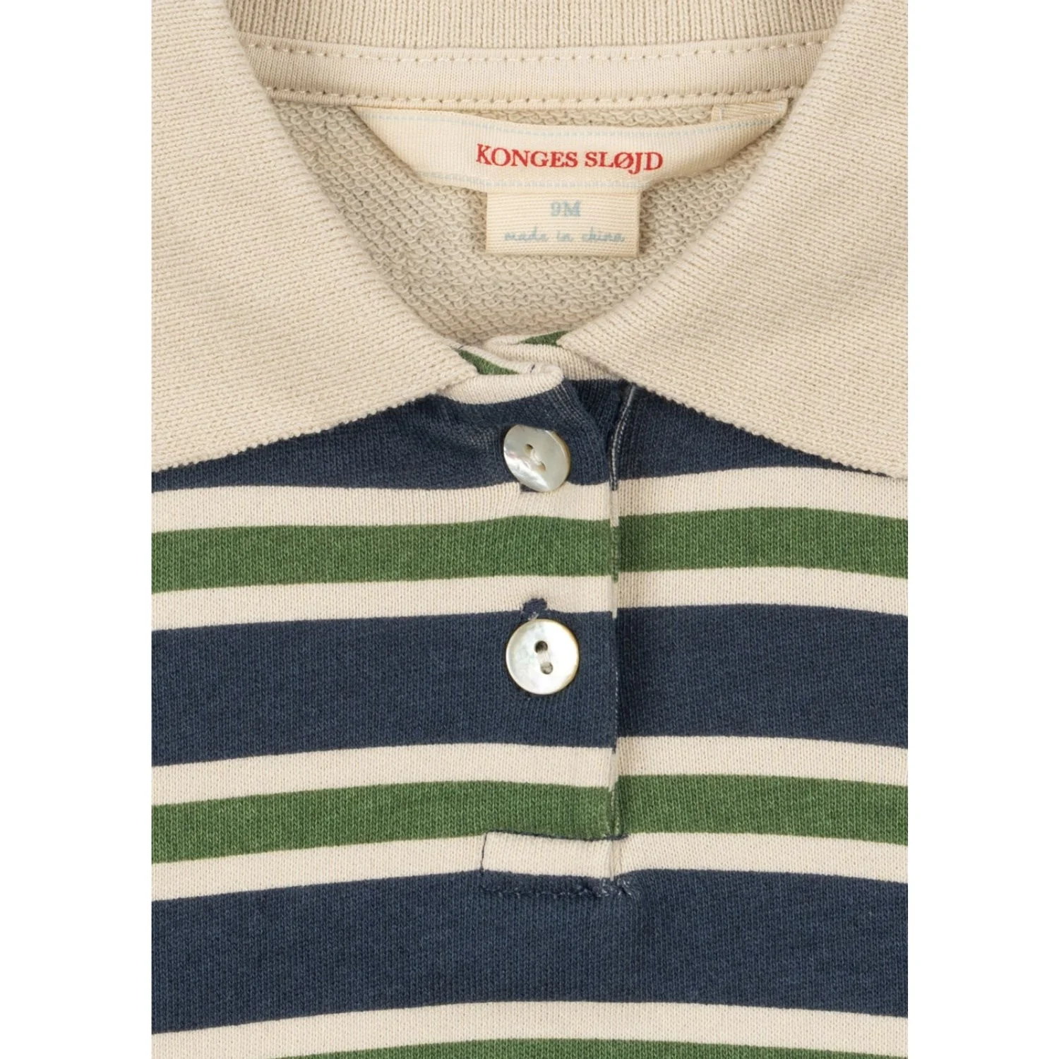 Konges Sløjd Spellbound Stripe Spotty Ls Romper Gots - Image 2